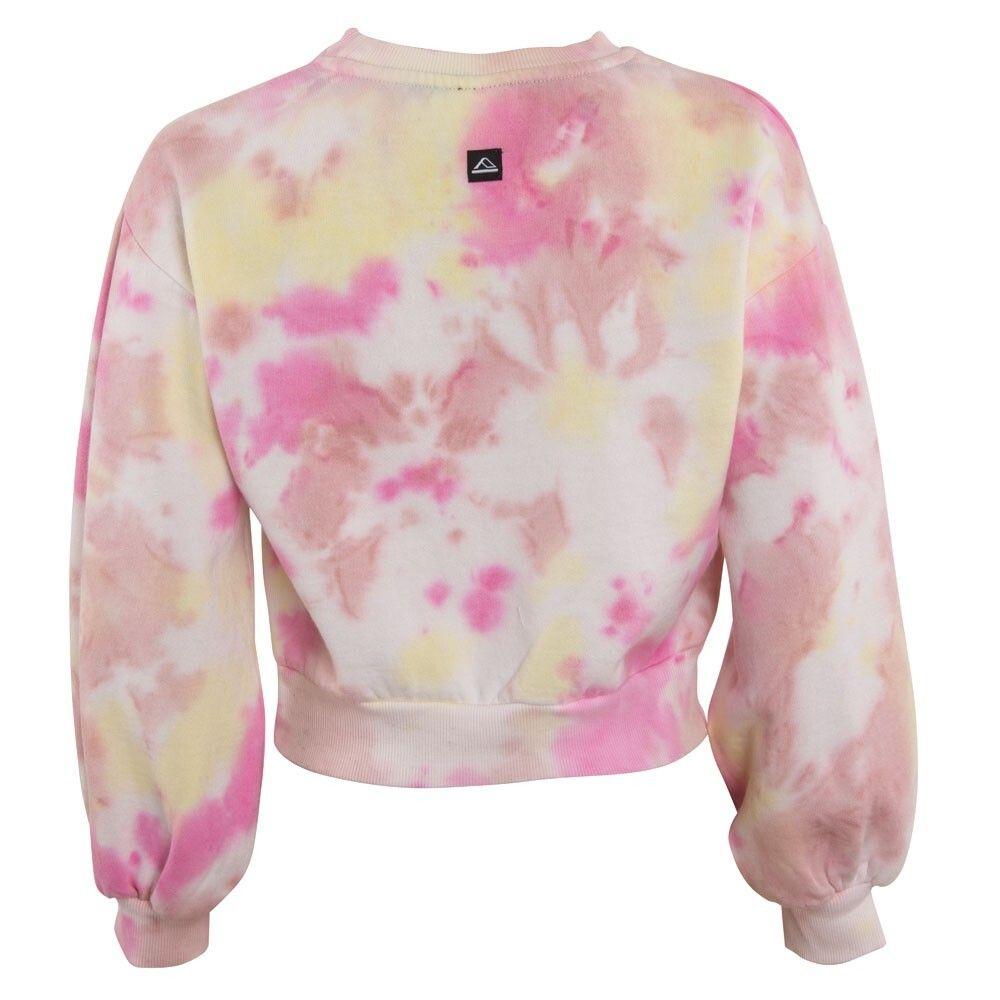 Poleron Girls Crop Pink Yellow-2