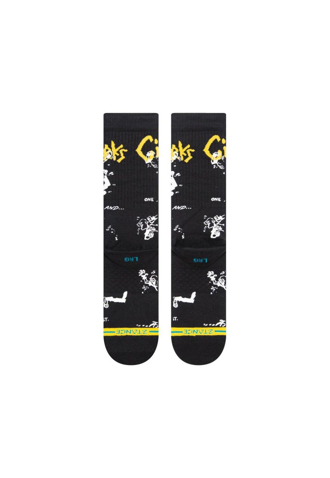 Stance Sock Unisex Circle jerks yellow-2
