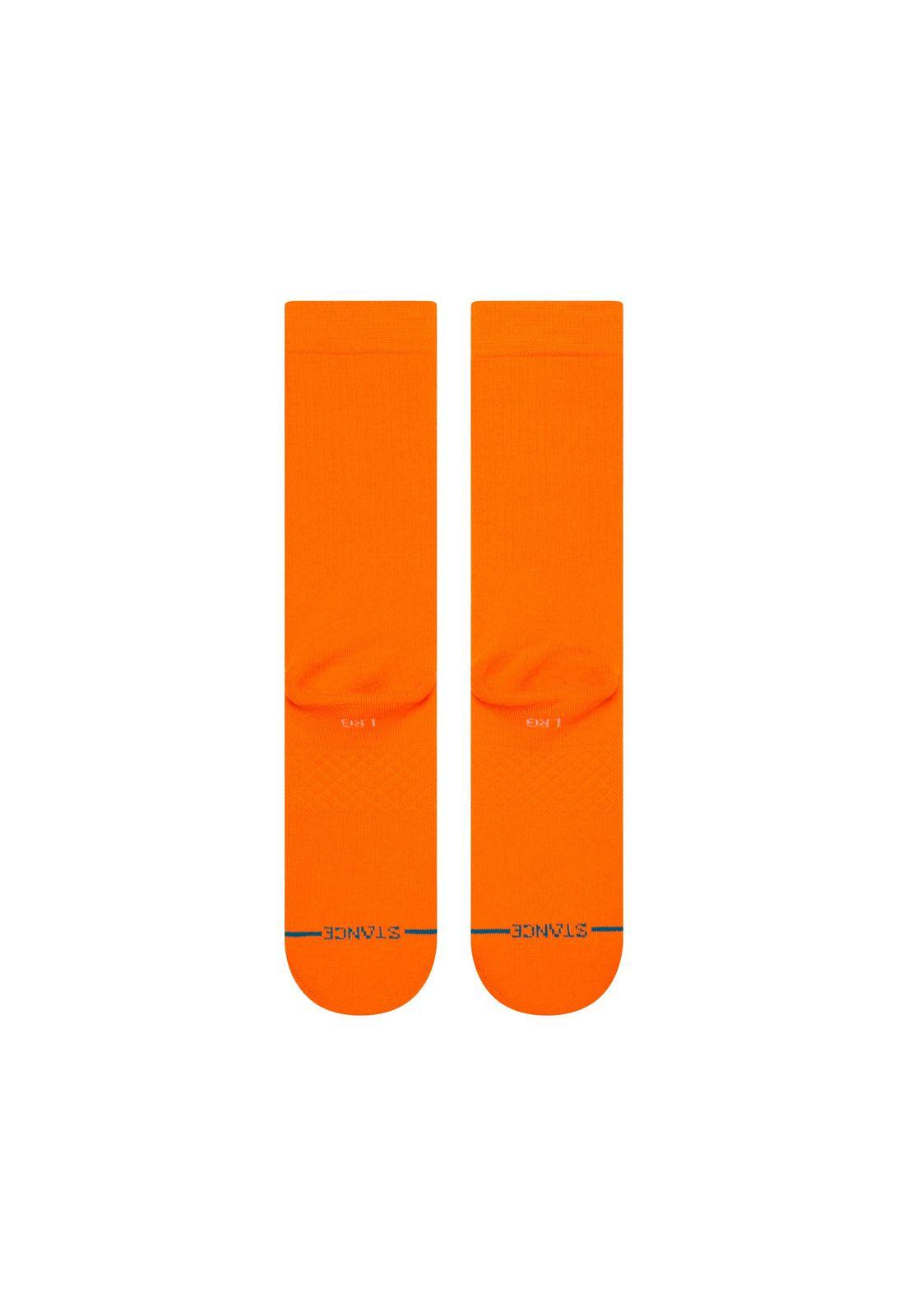 Stance Sock Icon Neon Orange-2