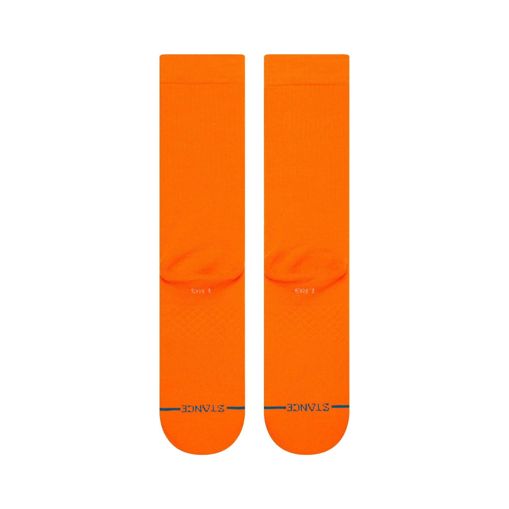 Stance Sock Icon Neon Orange-2