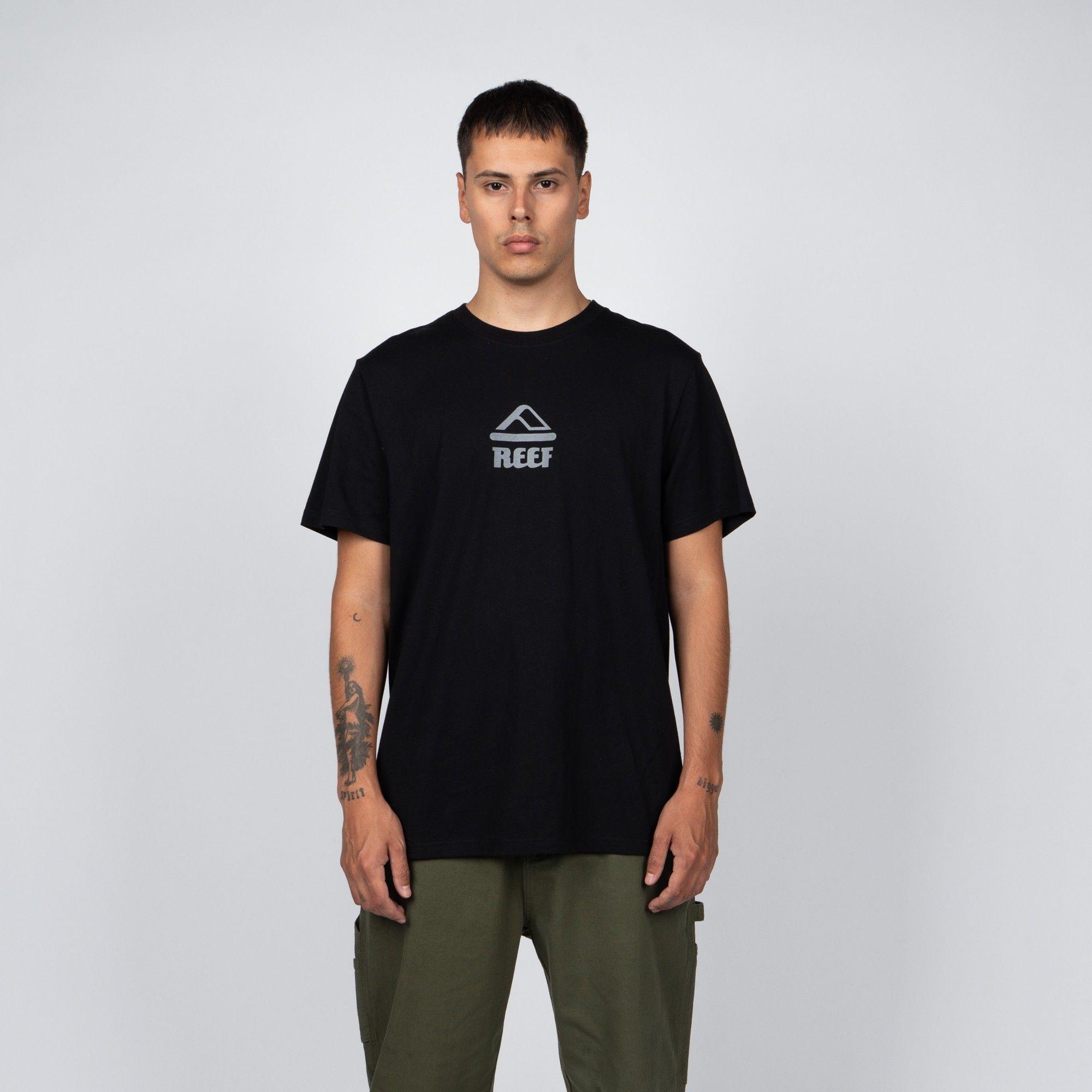 Polera Reef Men Big Logo Black-0