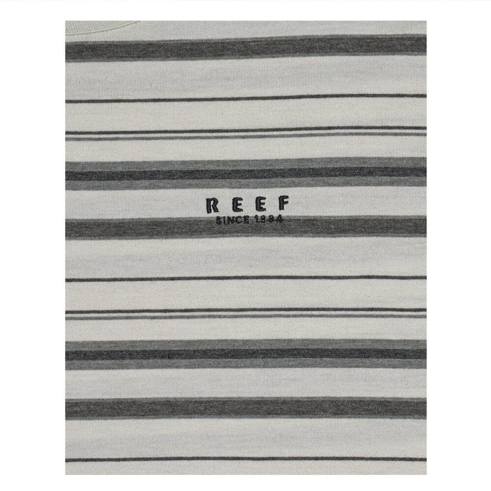 Polera Reef Manga Larga Women Stripe Grey Black-2