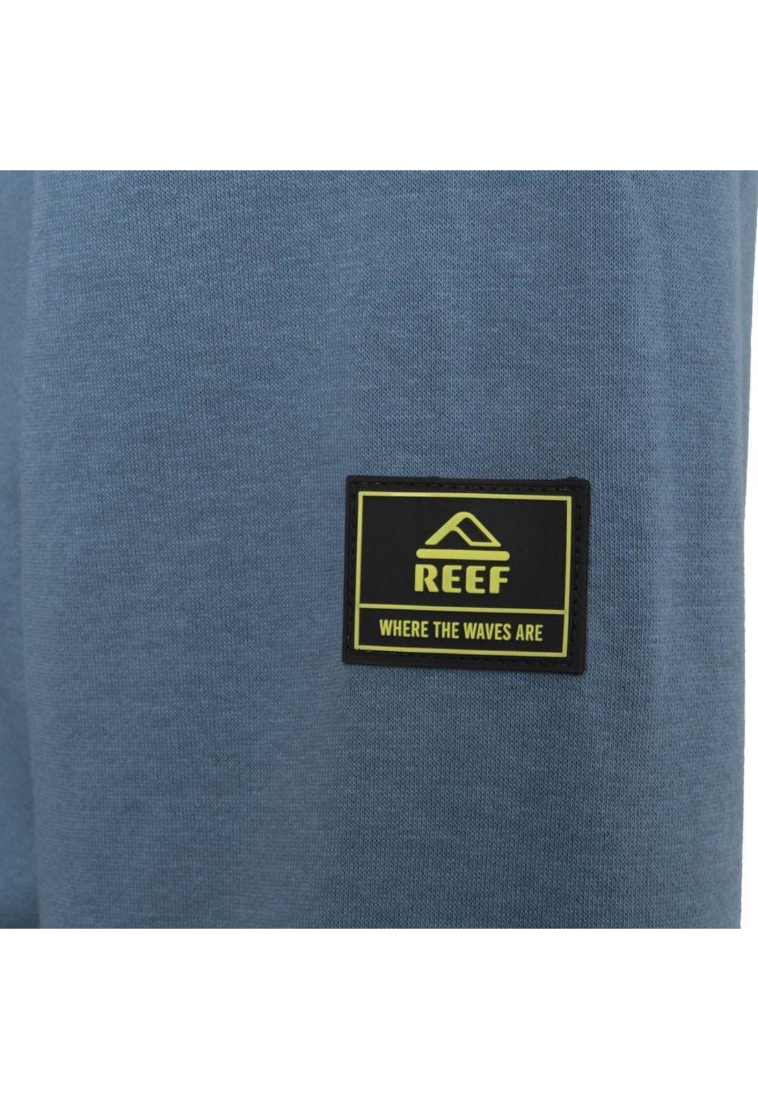 Poleron Men Crew Blue Logo Front-3
