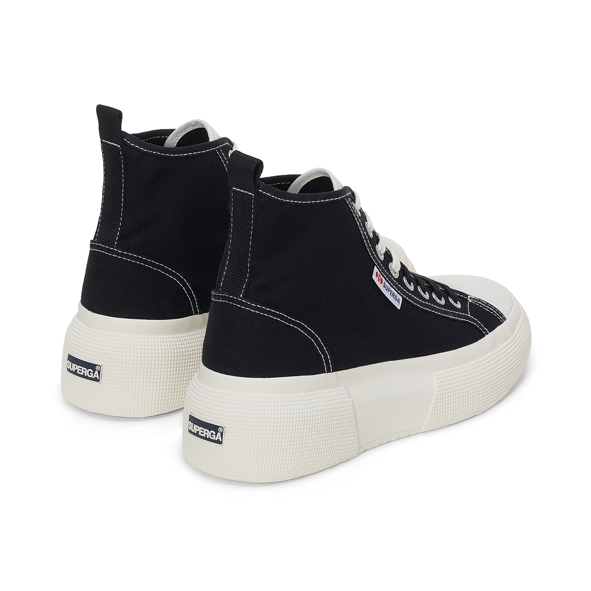 Zapatilla 2596 Bubble Mid Black White-2