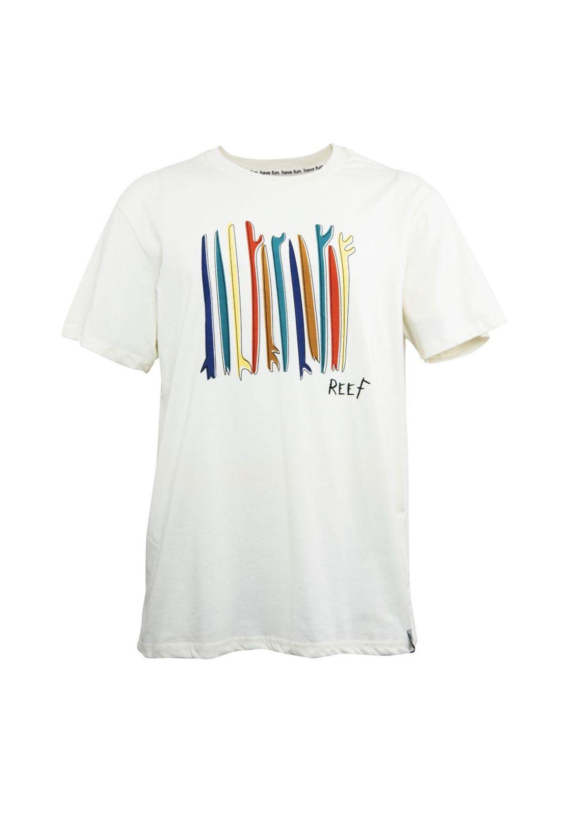 Polera Tablas Surf Beige Reef-0