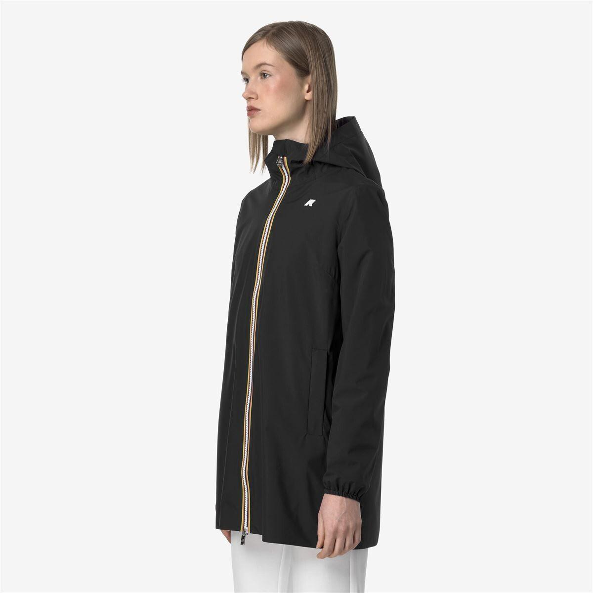 Chaqueta Women Impermeable Sophie Stretch Poly Jersey Black Pure-2