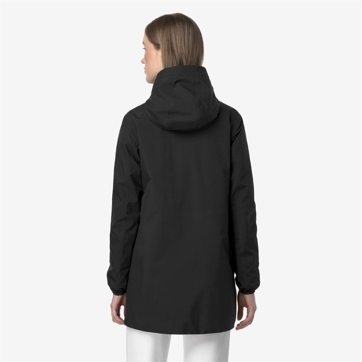 Chaqueta Women Impermeable Sophie Stretch Poly Jersey Black Pure-3