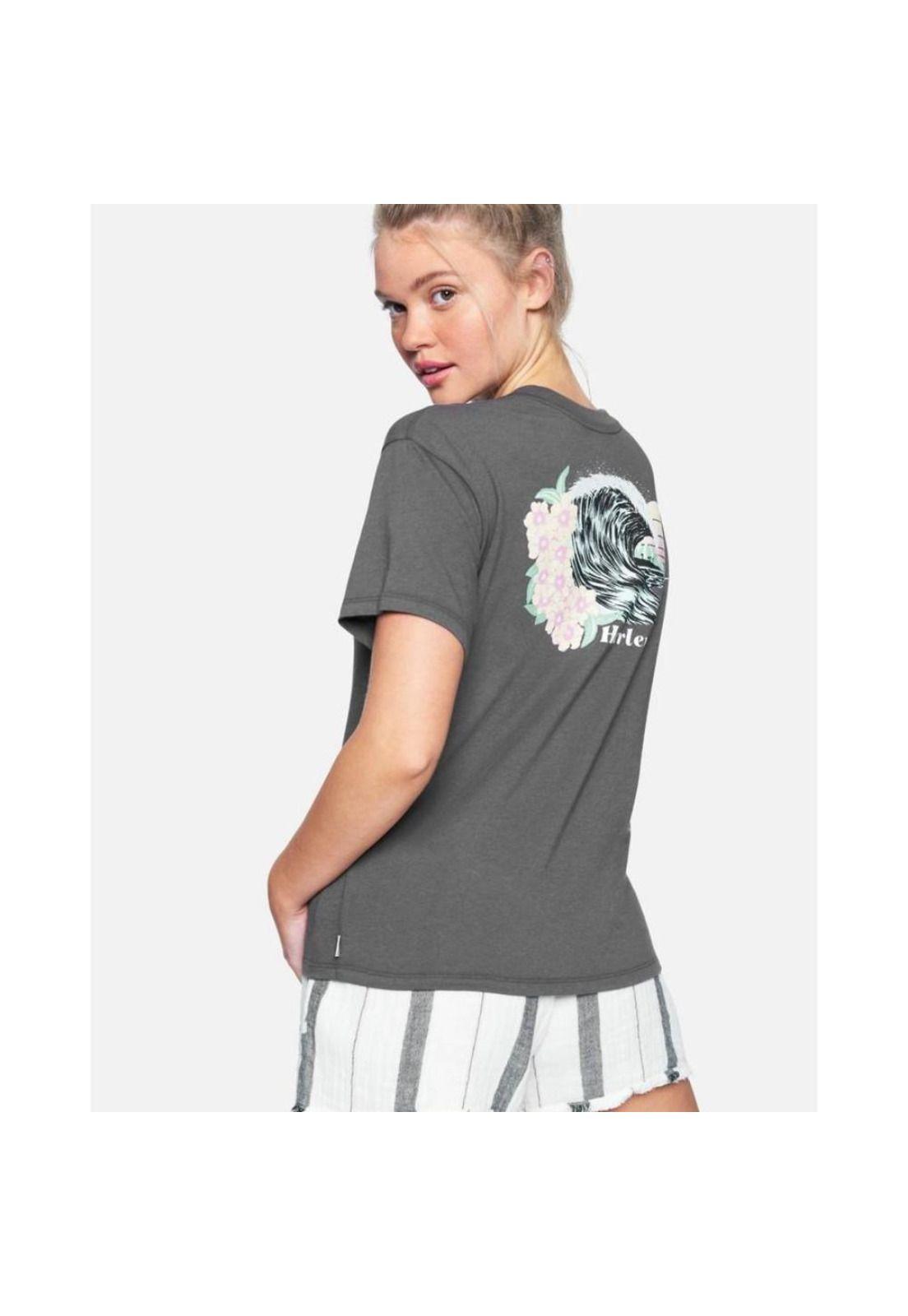 Polera Morro Perfect Girlfriend Crew Grey Hurley-1