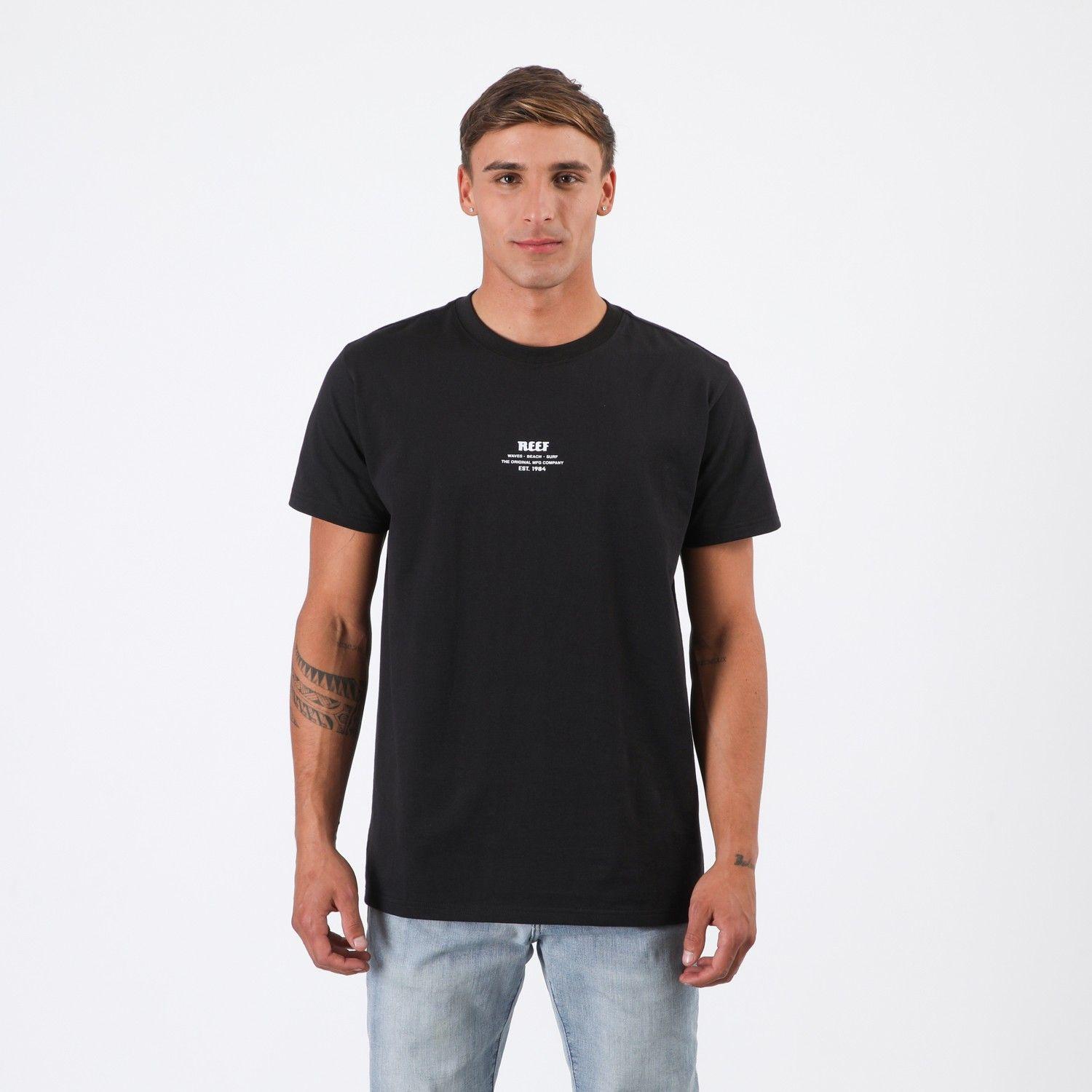 Polera Reef Men Print Black-2
