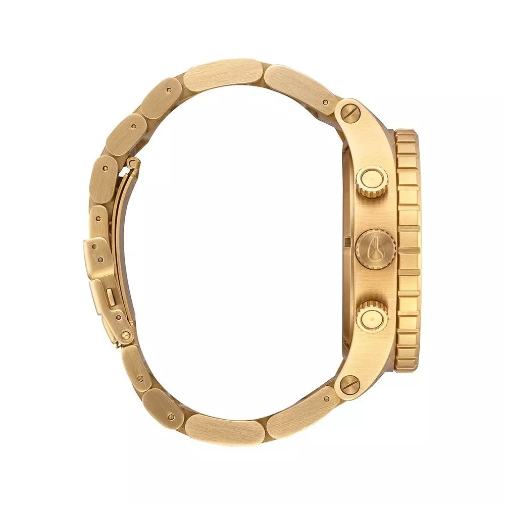 Reloj Nixon 51-30 Chrono All Gold Black-2