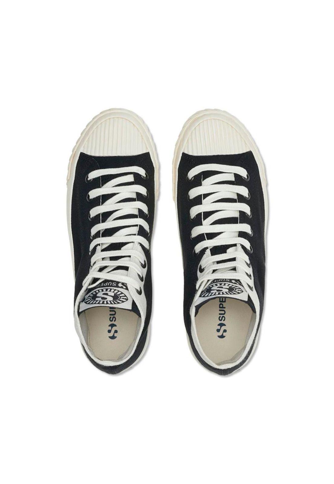Zapatilla 2946 College Black White Avorio-3
