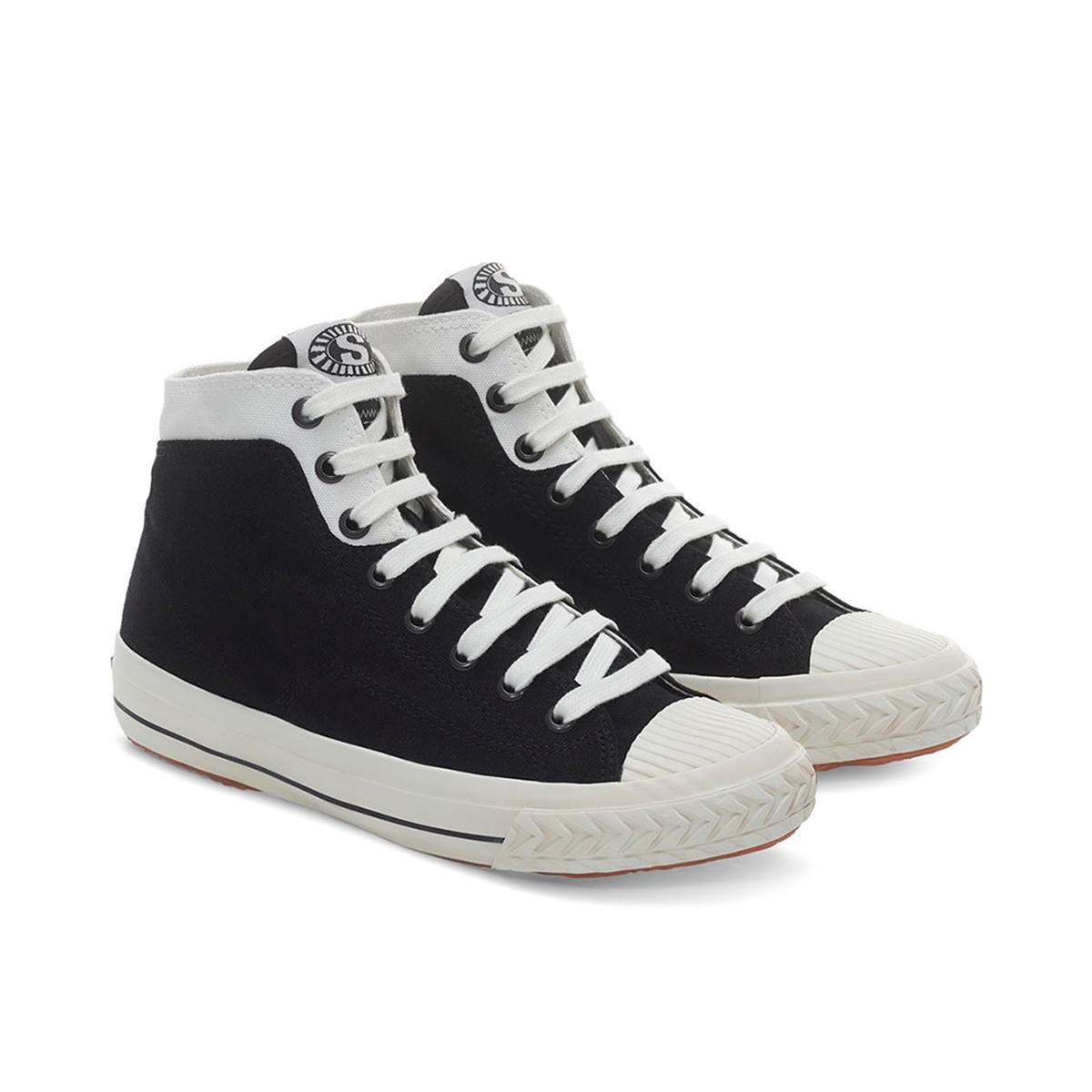 Zapatilla 2946 College Black White Avorio-1