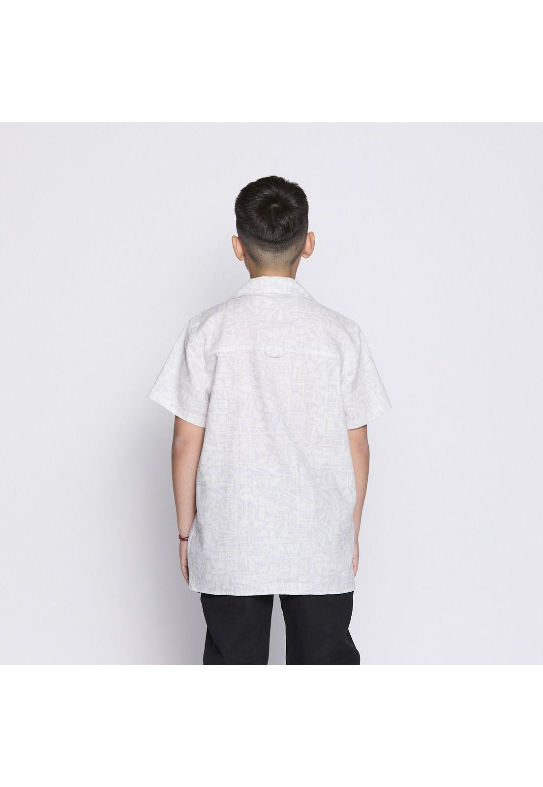 Camisa Reef Kids Gris Diseños Gris Oscuro-1