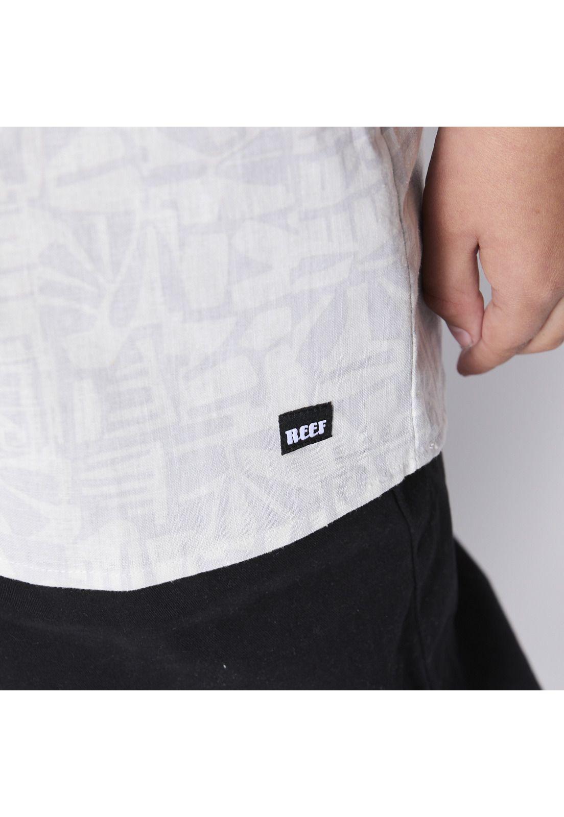 Camisa Reef Kids Gris Diseños Gris Oscuro-3