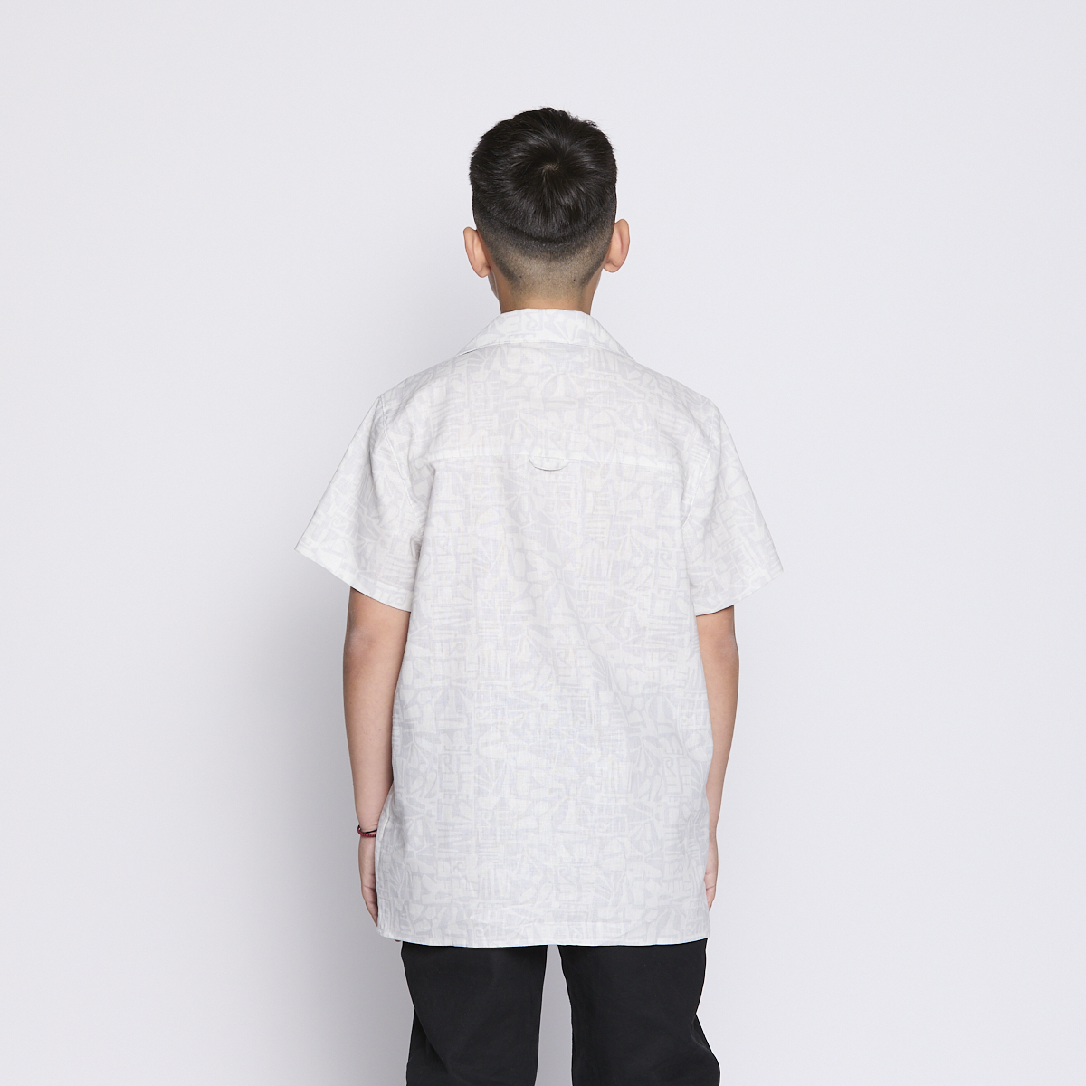 Camisa Reef Kids Gris Diseños Gris Oscuro-2