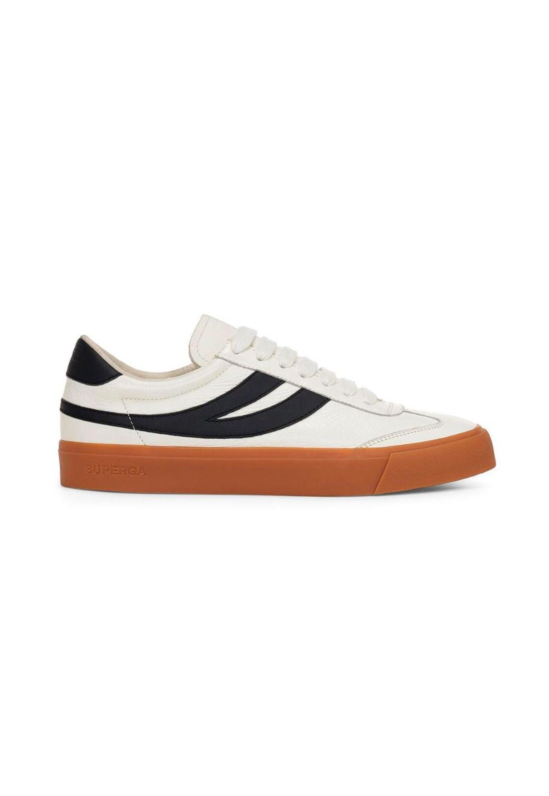 Zapatilla 4834 Club Swallow White Black Gum-0