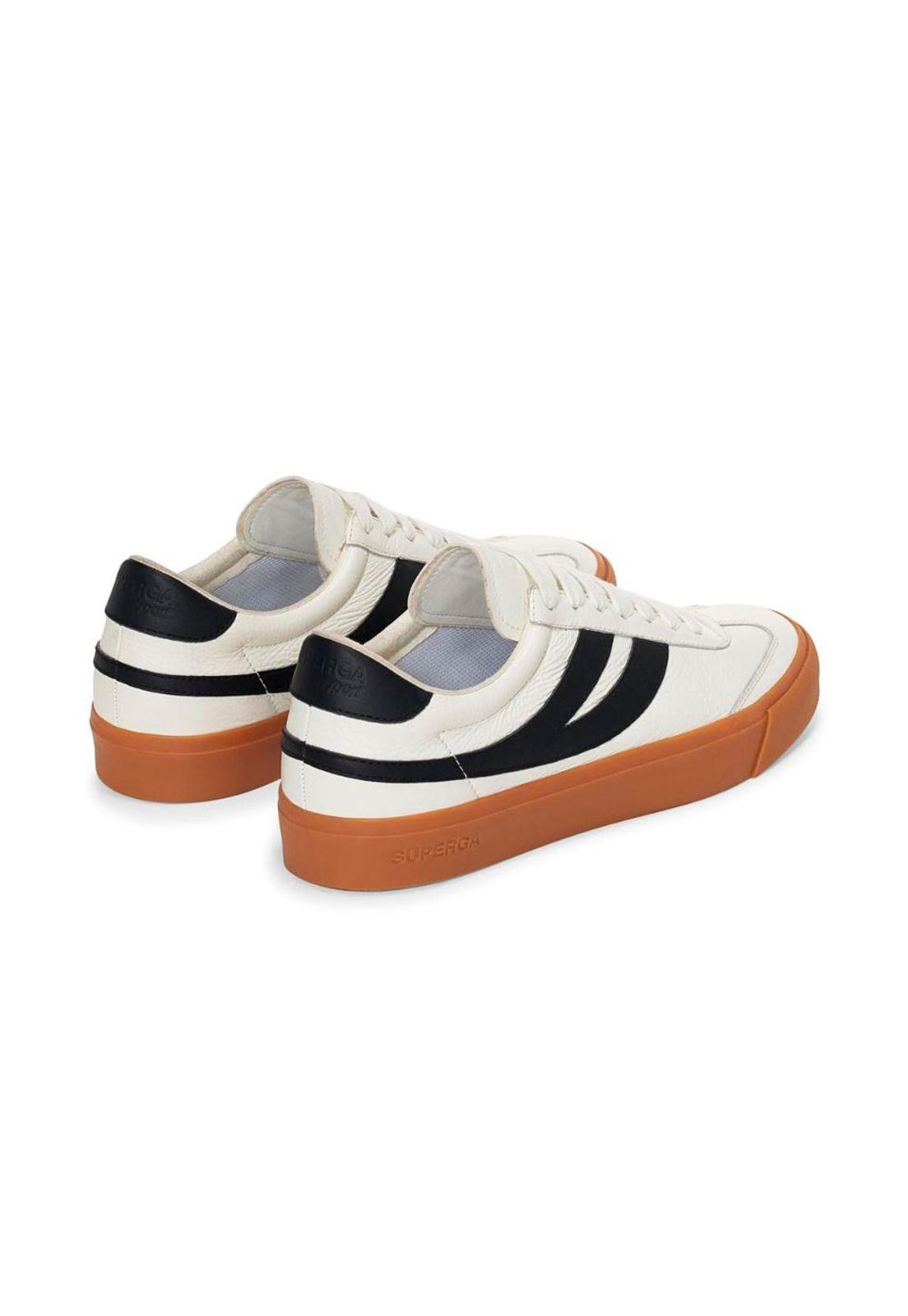 Zapatilla 4834 Club Swallow White Black Gum-2