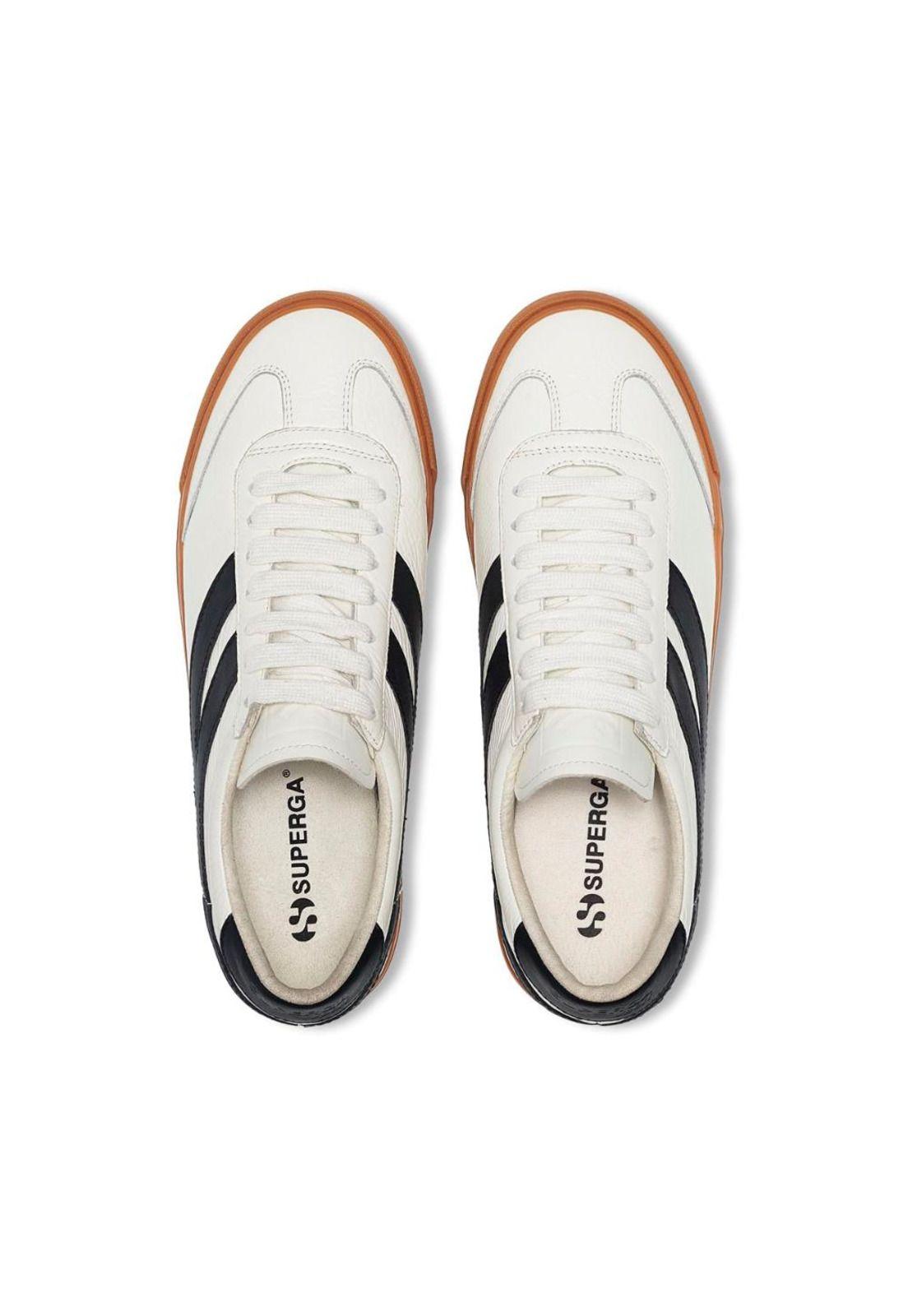 Zapatilla 4834 Club Swallow White Black Gum-3