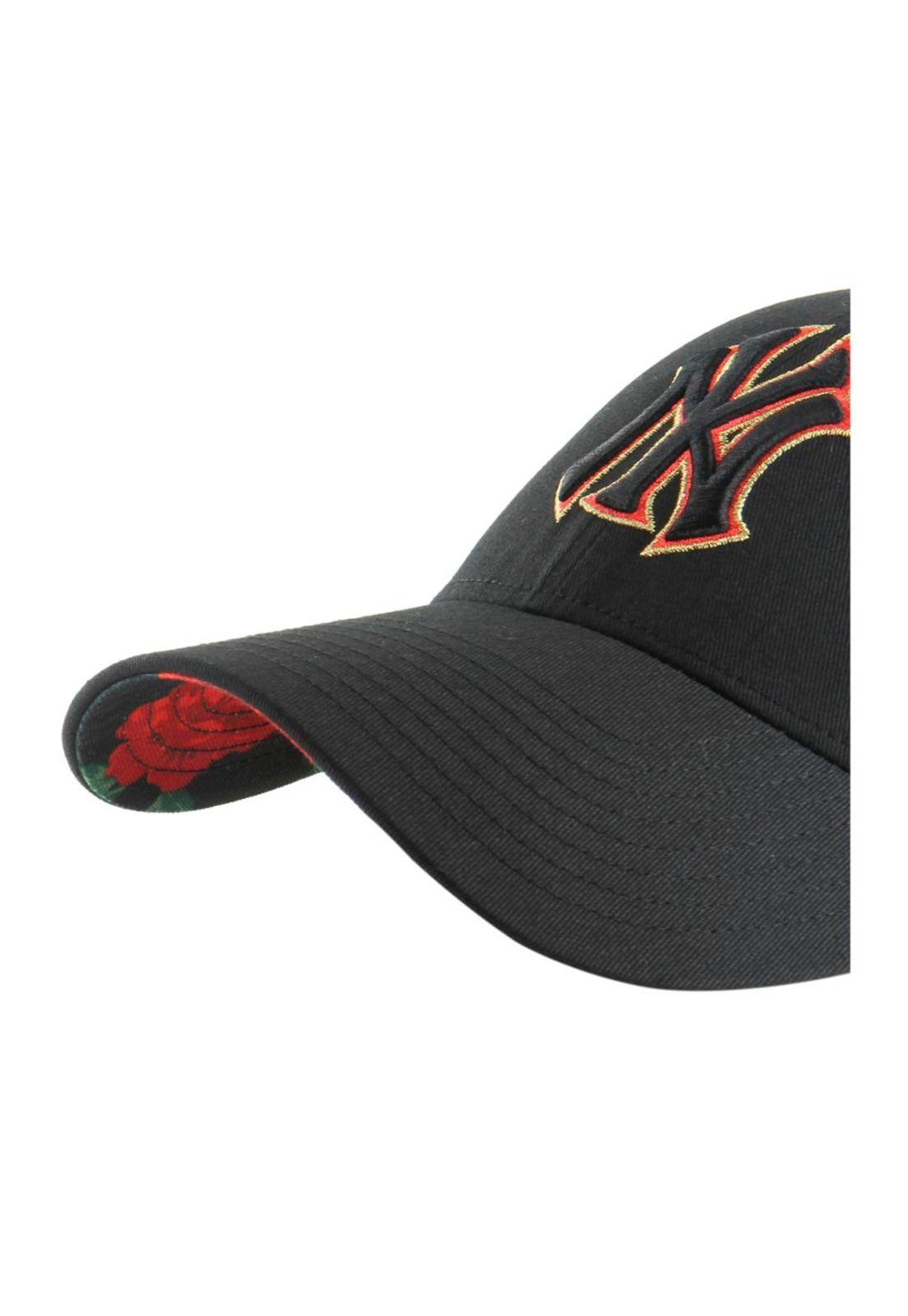 Jockey New York Yankees MVP Snapback Rose Garden Black-3