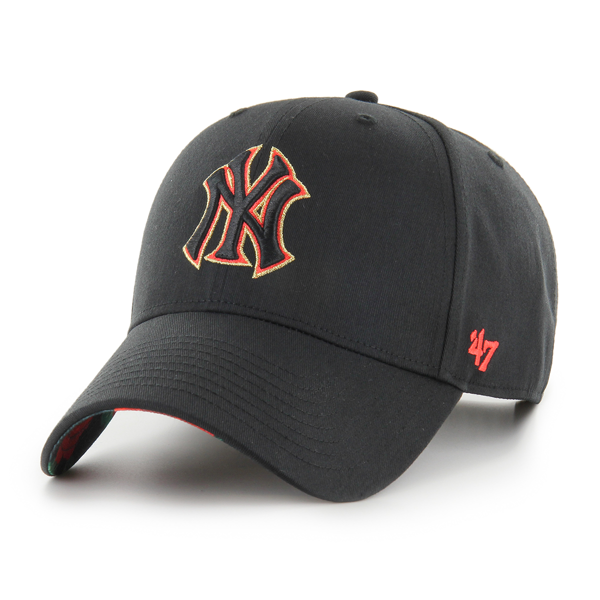 Jockey New York Yankees MVP Snapback Rose Garden Black-0
