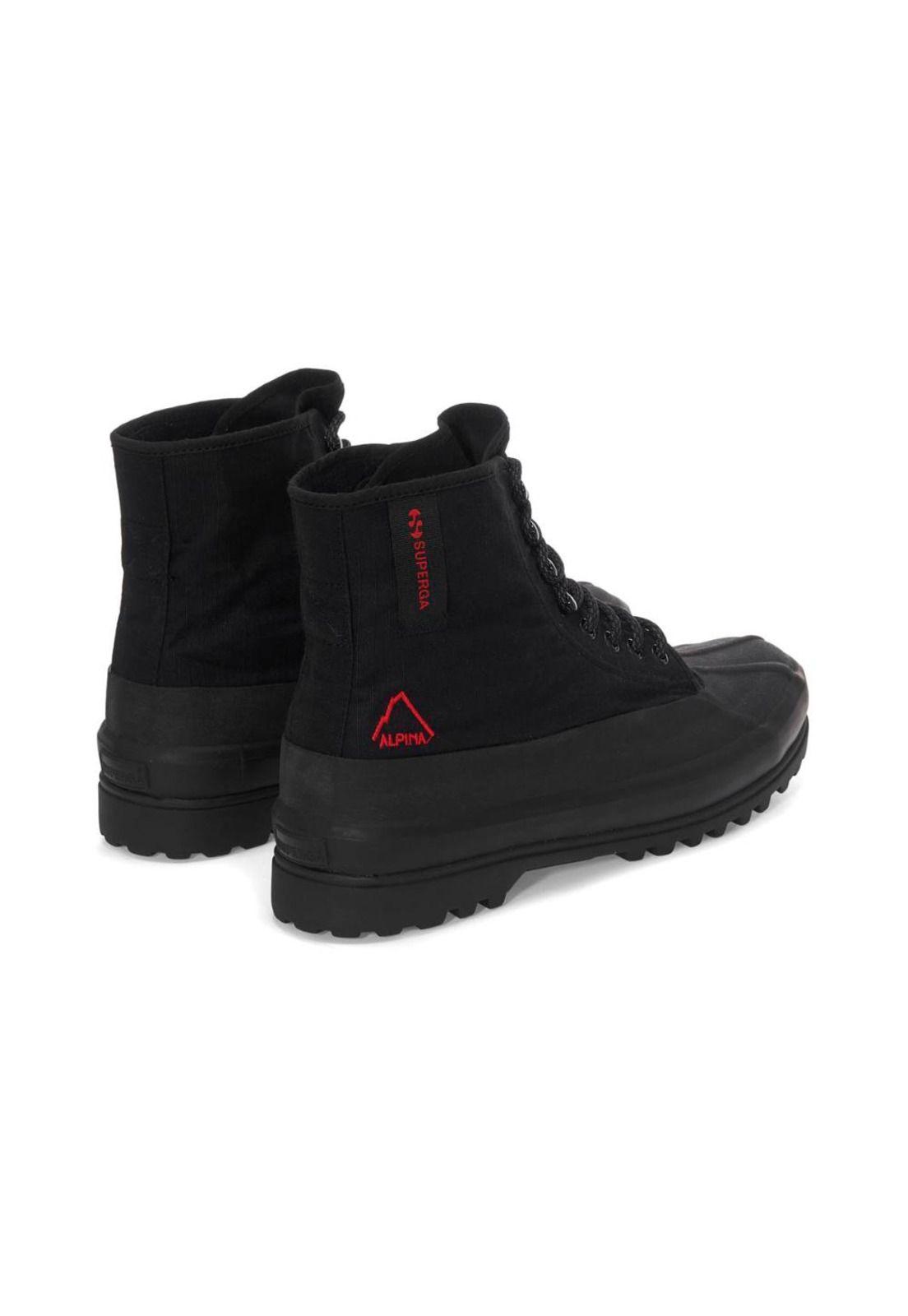 Zapatilla 2481 Alpina Ripstop Black Red-2