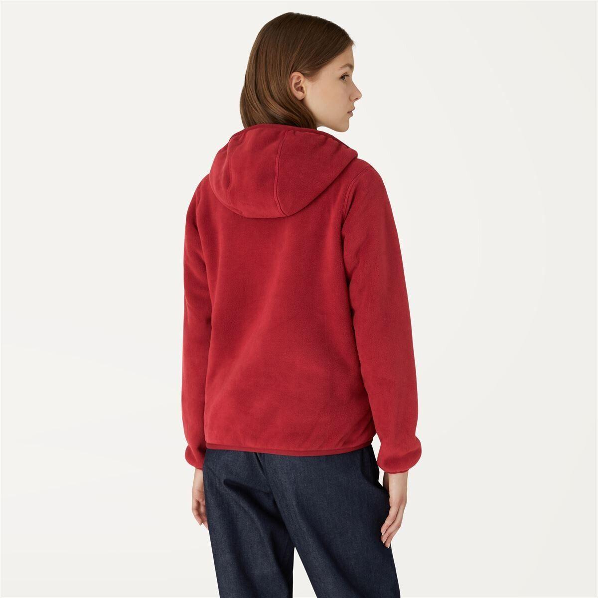 Polar Women Reversible K-Way Lily Red Dark Beige Grey-4