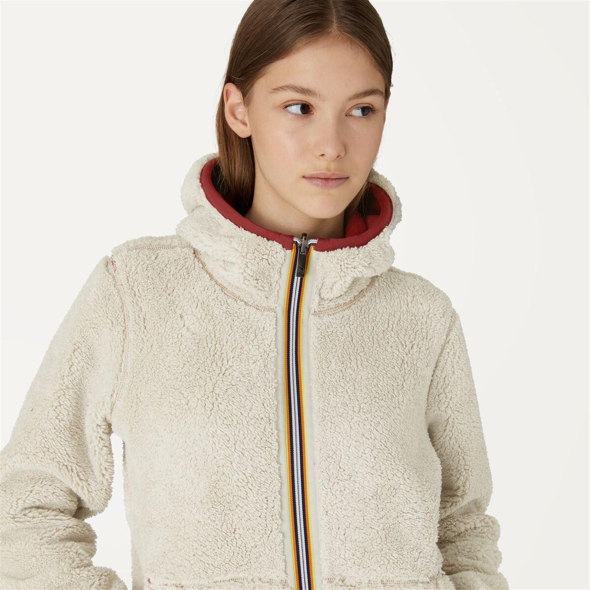 Polar Women Reversible K-Way Lily Red Dark Beige Grey-5