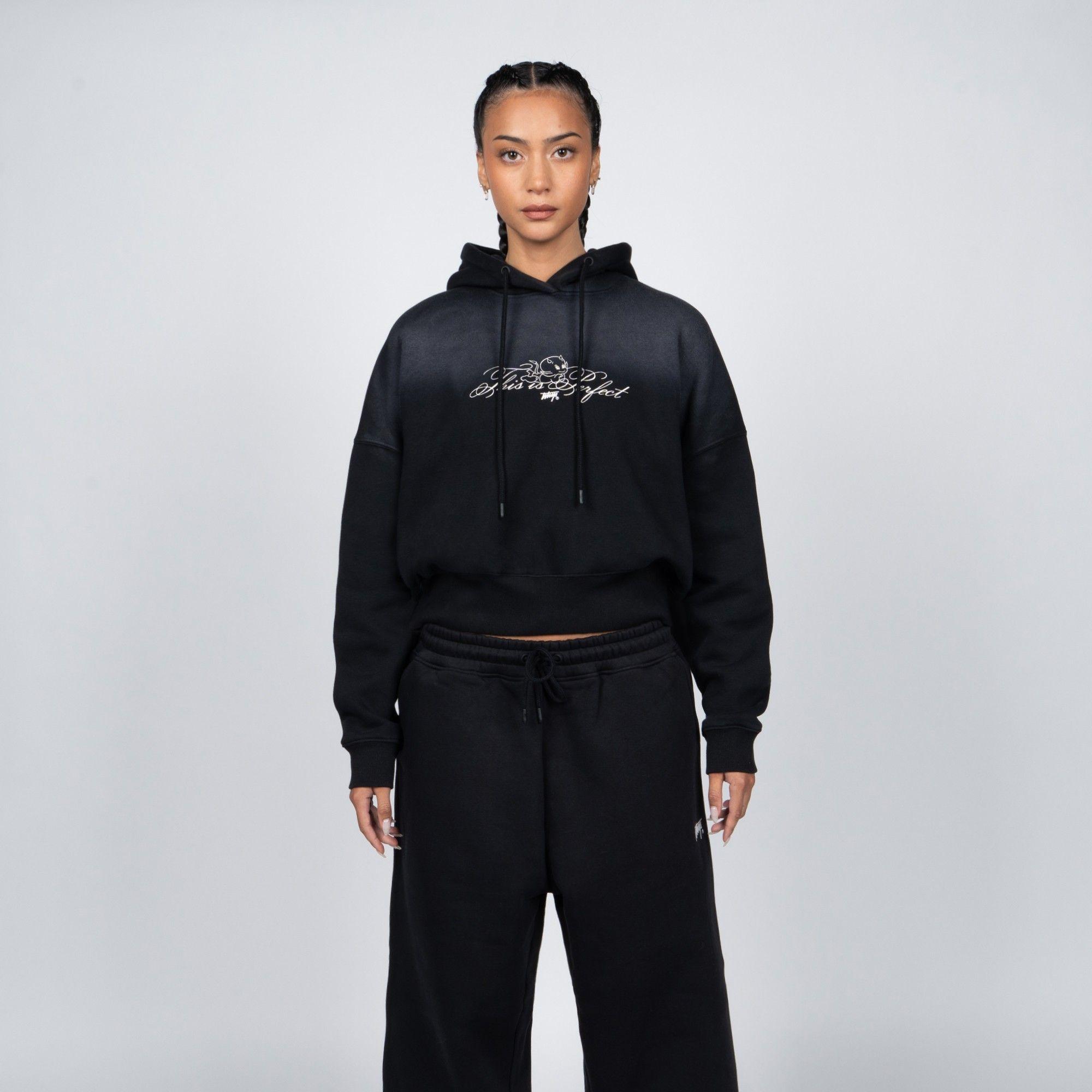 Polerón WhatUp This is Perfect Crop Whased Black-0