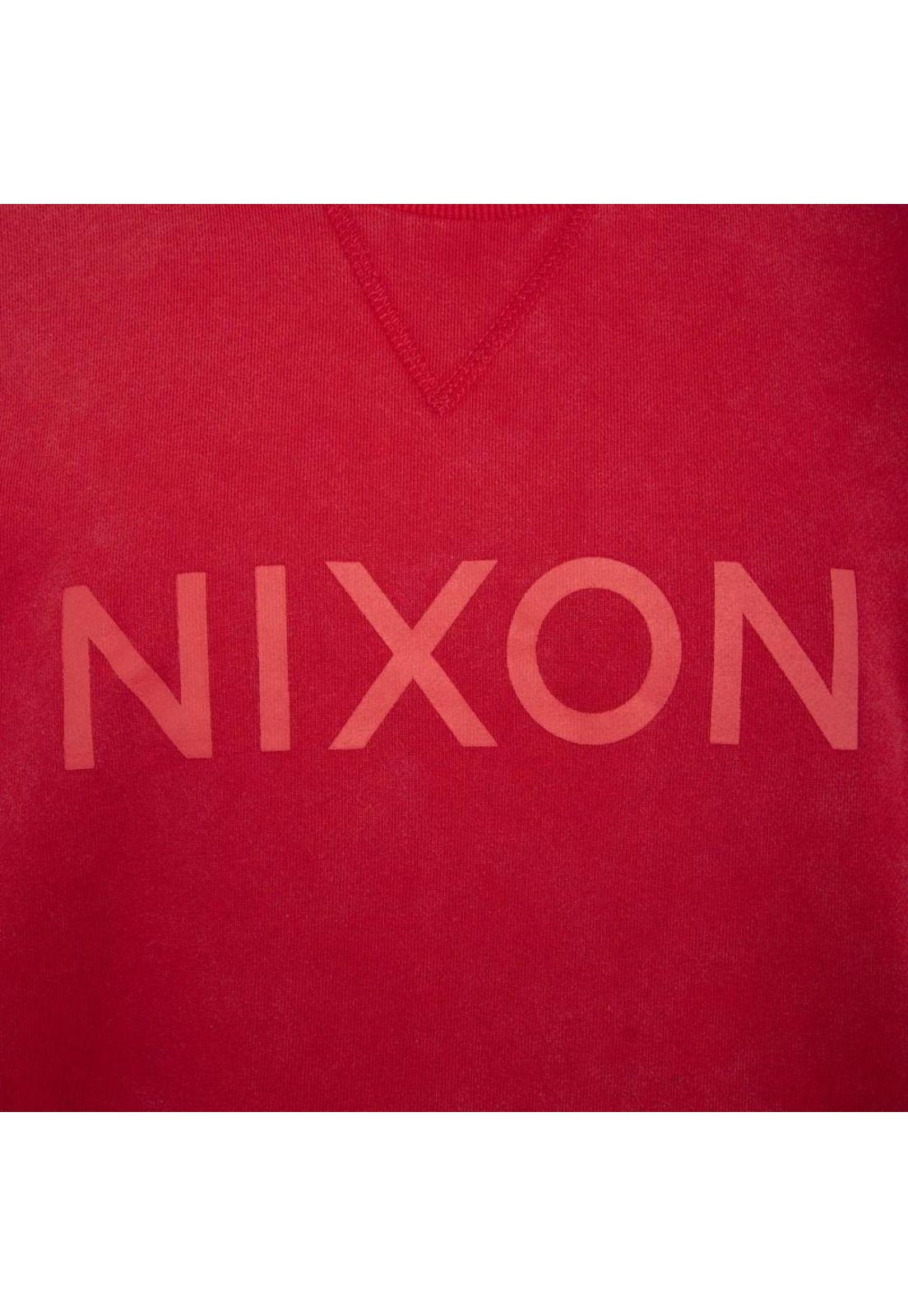 Poleron Men Crew Red Logo Front-3