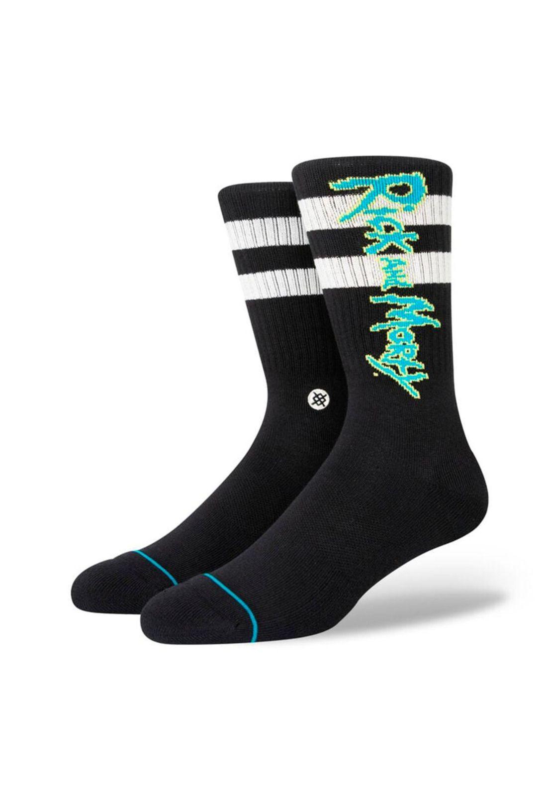 Stance Sock Rick And Morty Black-0