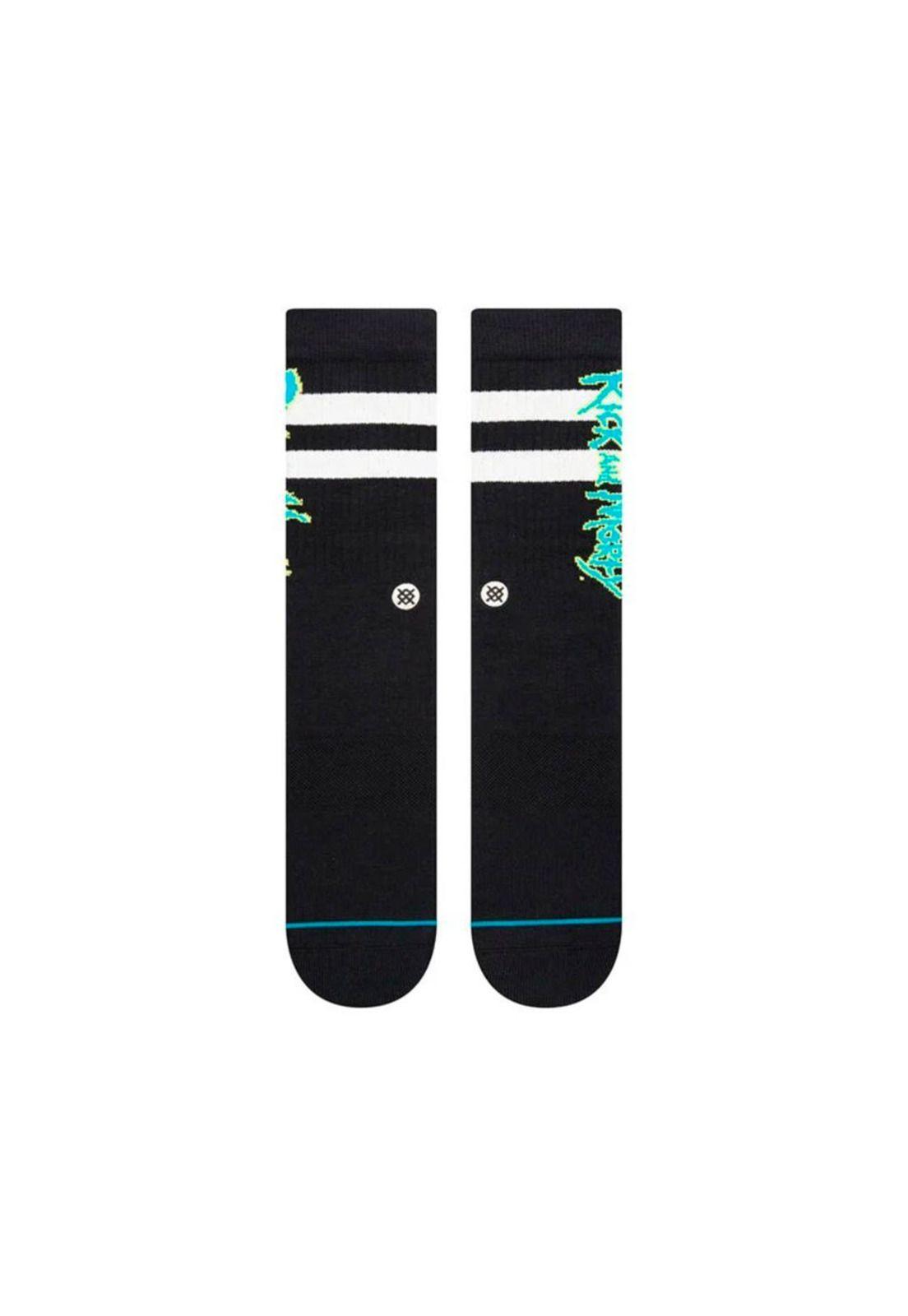 Stance Sock Rick And Morty Black-1