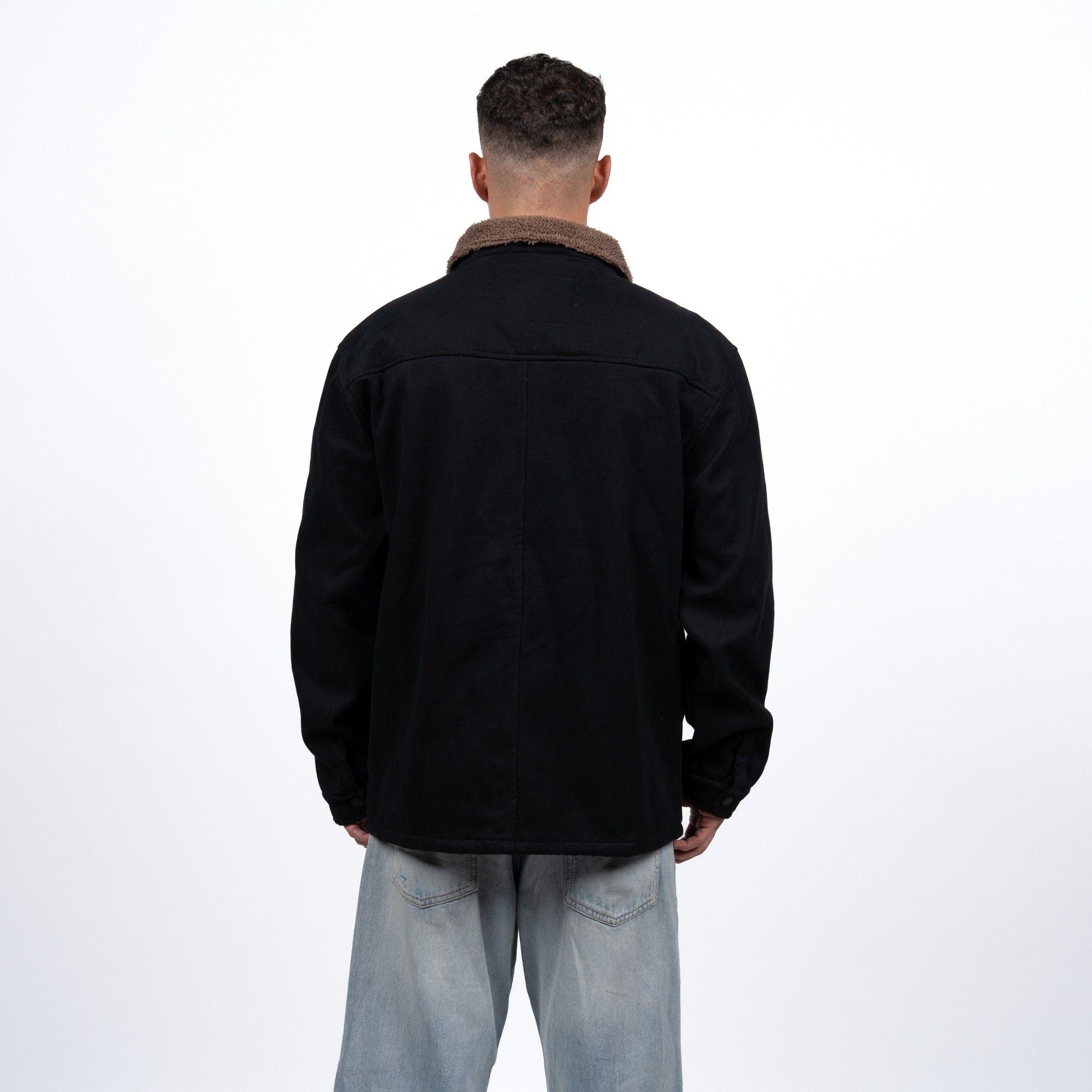 Casaca Reef Men Black Brown Buttons-1