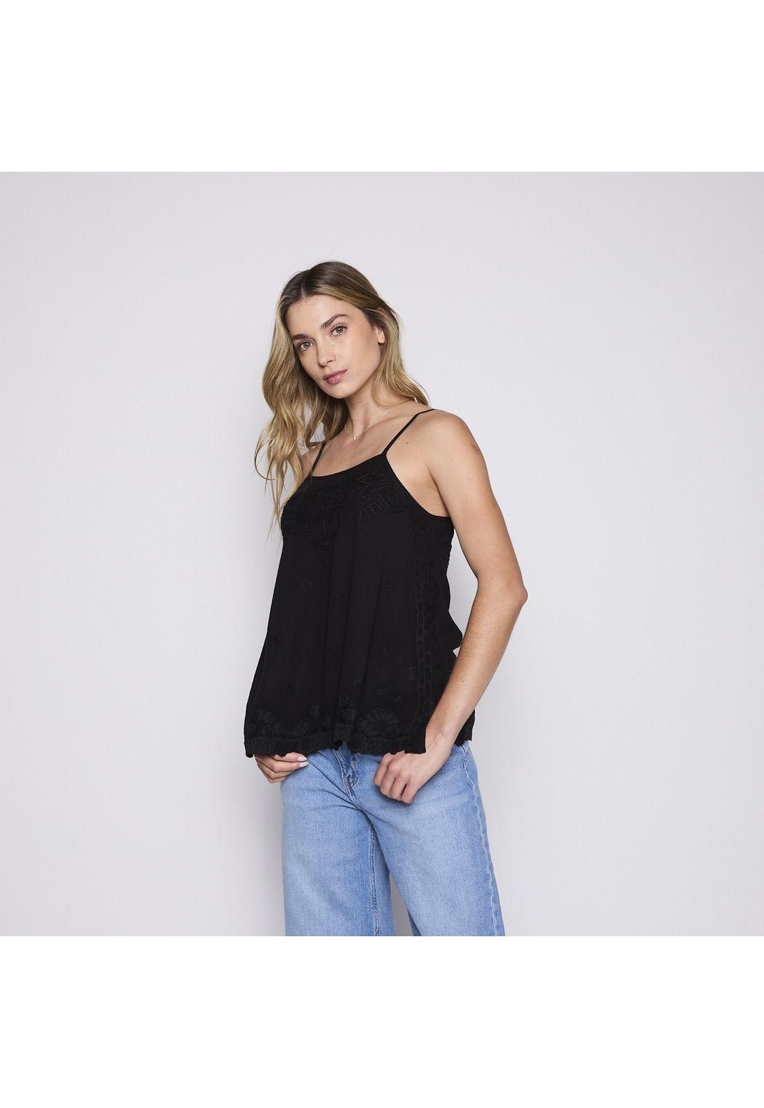 Blusa Pabilo Reef Women Black-2