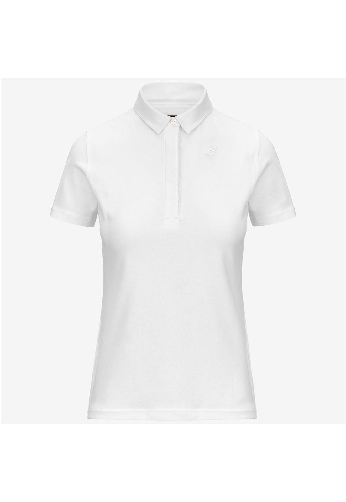 Polera K-Way Women Amedea Pique White-4