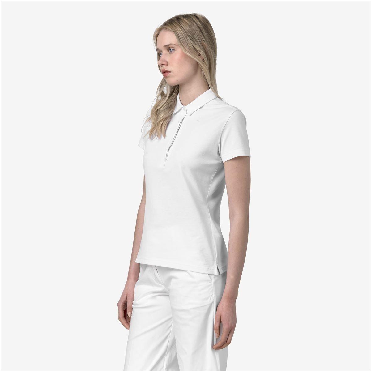 Polera K-Way Women Amedea Pique White-2