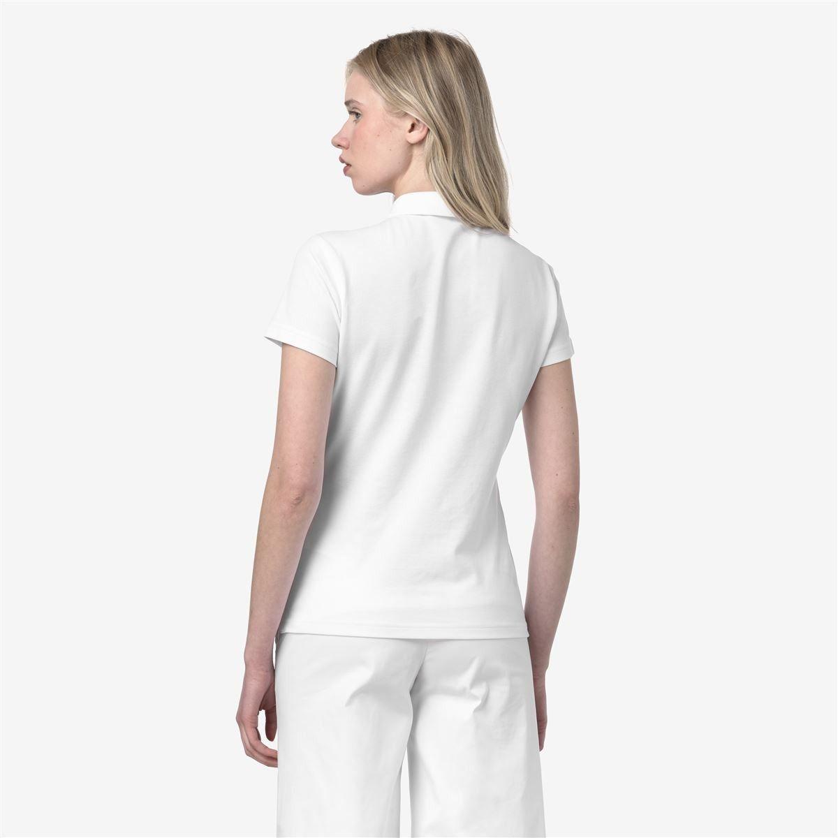 Polera K-Way Women Amedea Pique White-3