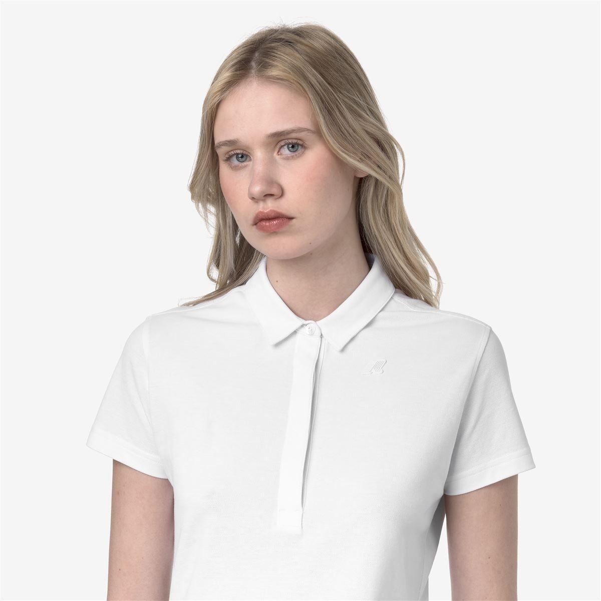 Polera K-Way Women Amedea Pique White-4