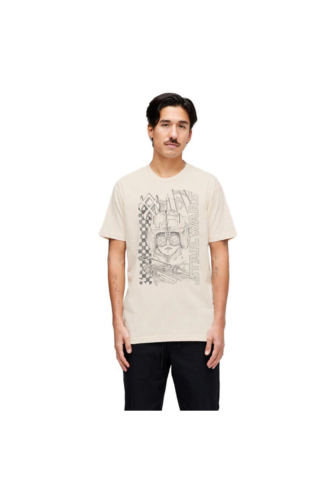 Polera Stance Anakin Vintage White-2