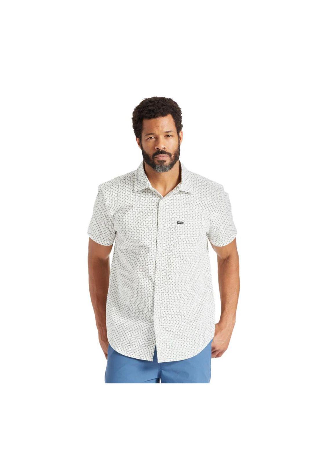 Camisa Manga Corta Men Charter White Dots-1