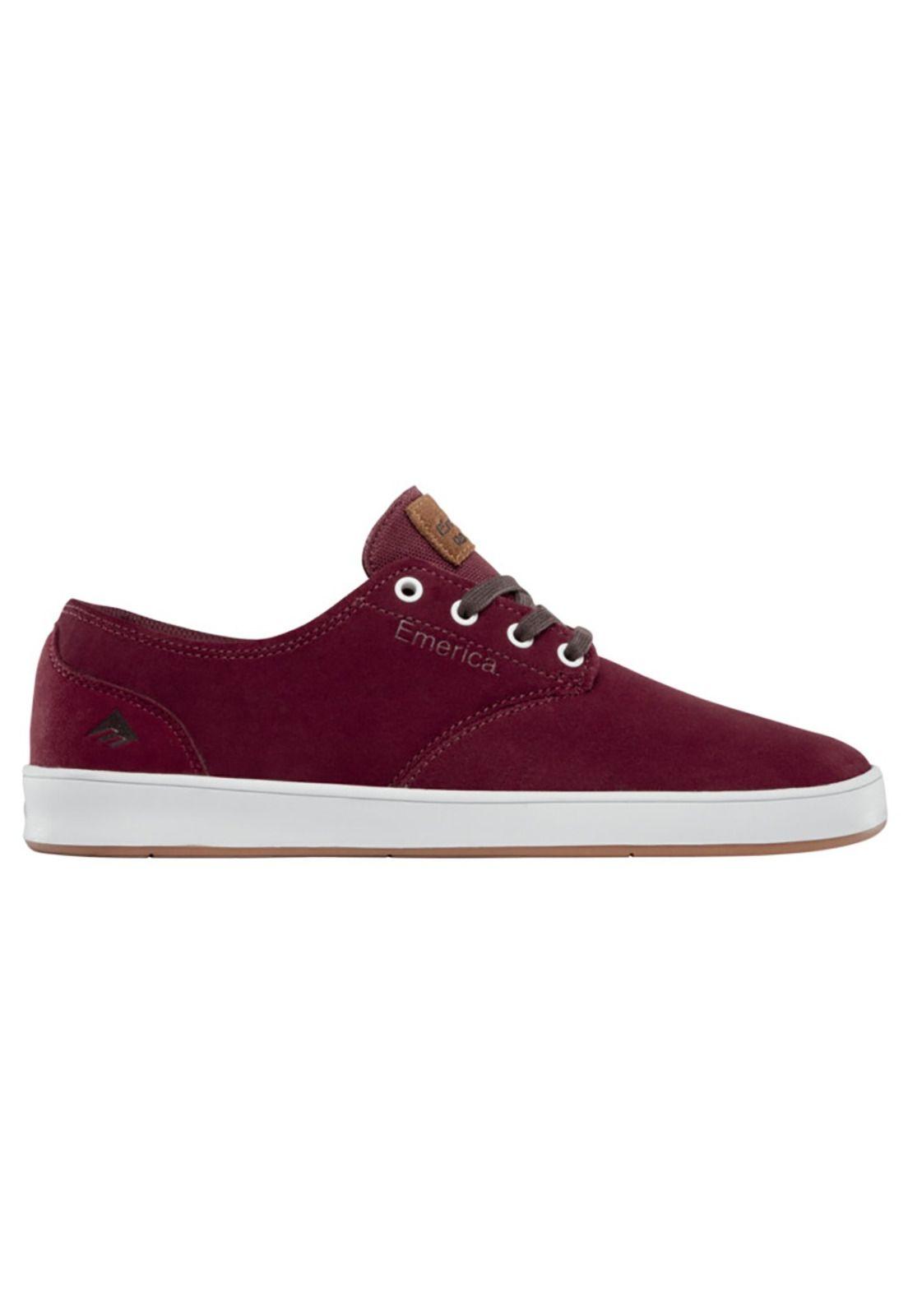 Zapatilla The Romero Laced Burgundy White Emerica-0