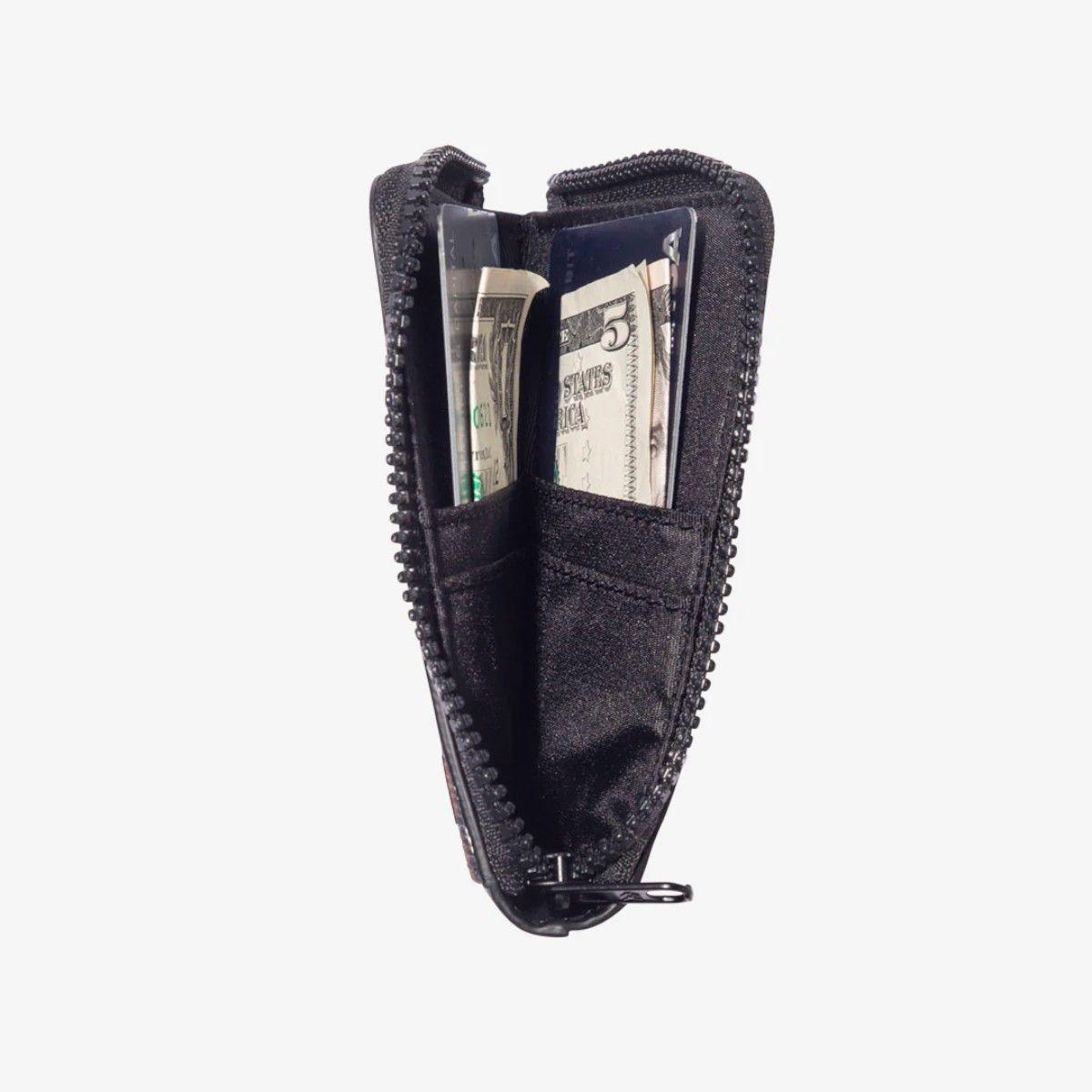 Billetera Thread Zipper Wallet Black-3