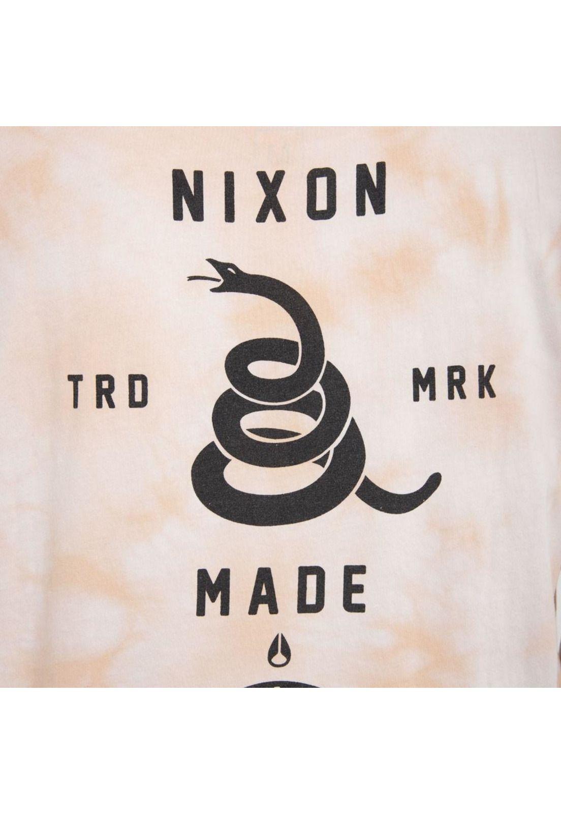 Polera Men Orange Tie Dye Snake-3
