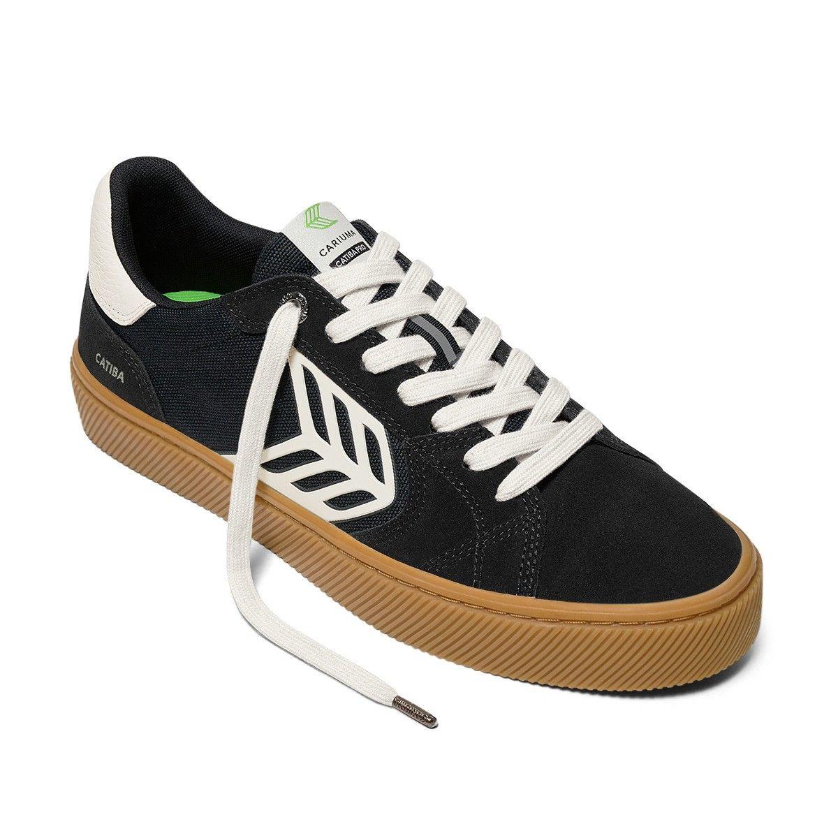 Zapatilla Cariuma Men CATIBA PRO 2.0 Suede Black Ivory-1