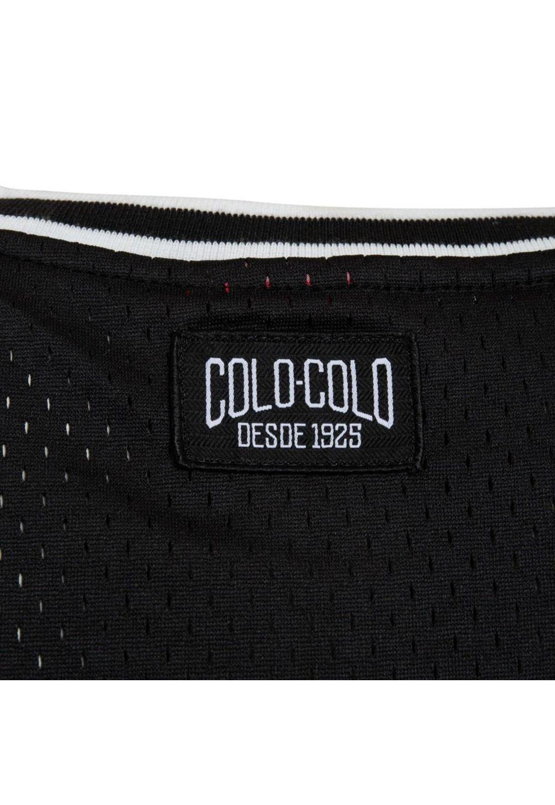 Polera Colo Colo Urbano tank "Escudo Gris" Negra-3