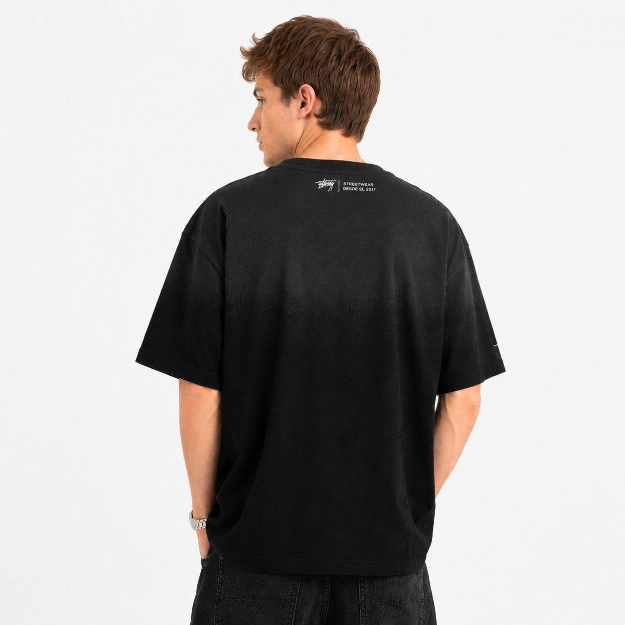 Polera Whatup Hombre WhatUpWear Black White-1