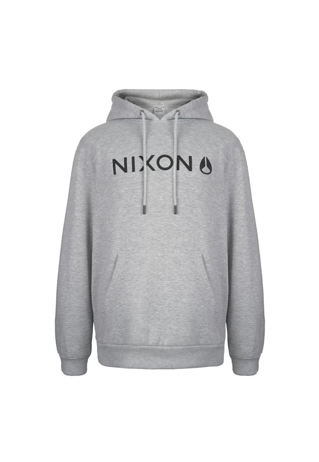 Poleron Nixon Men Hoodie Icon Gray-0