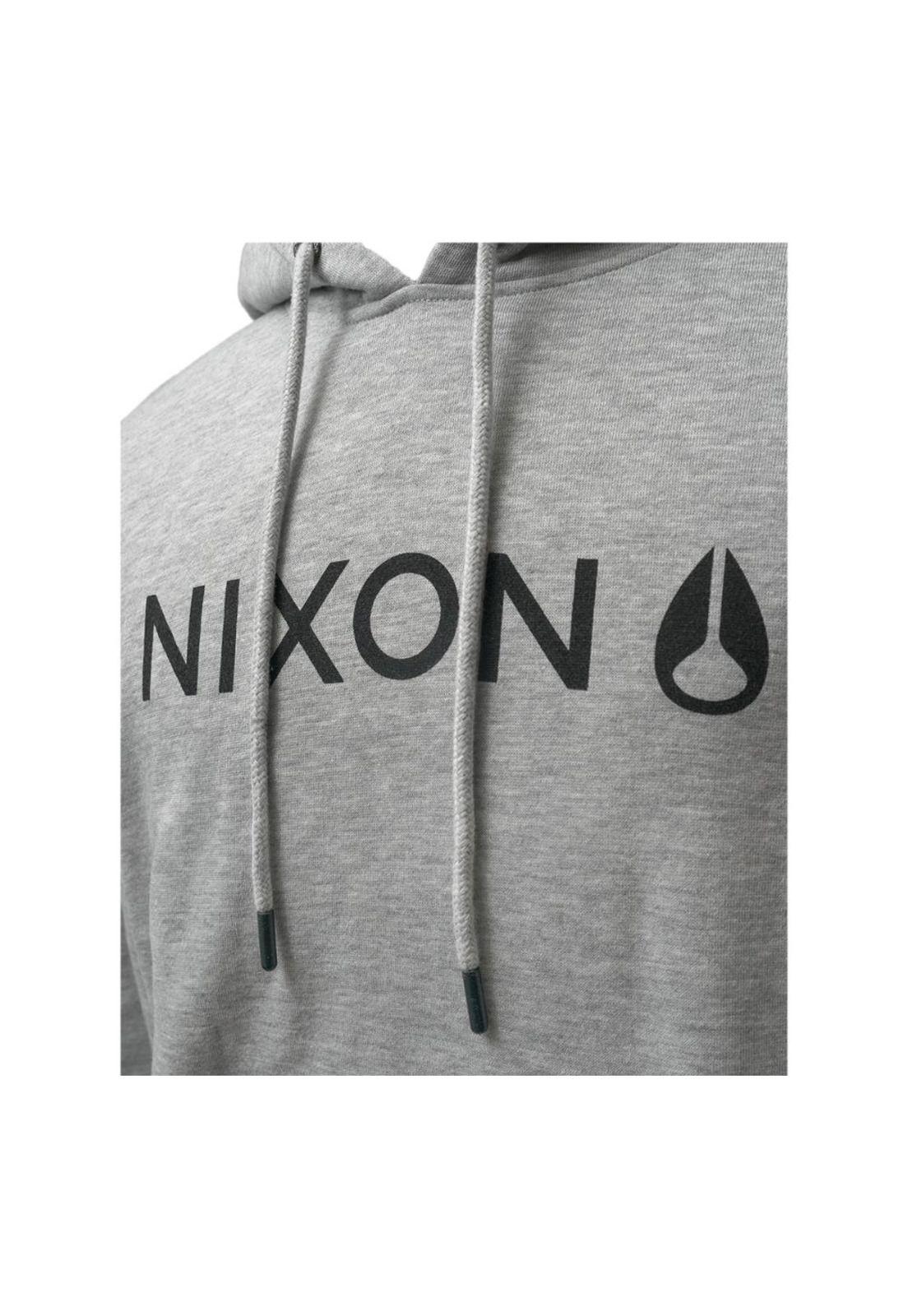 Poleron Nixon Men Hoodie Icon Gray-2