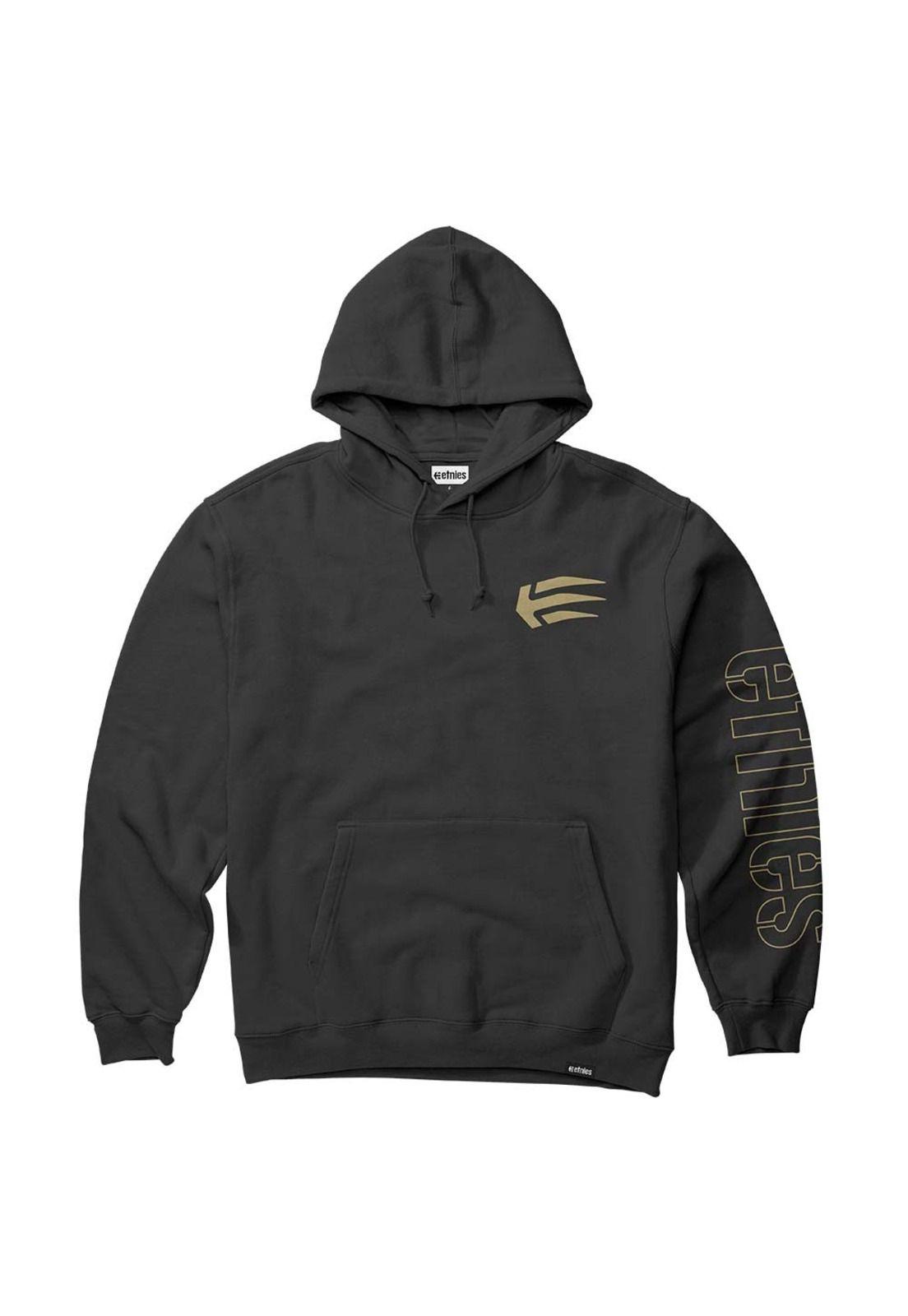 Poleron Joslin Hoodie Black Gold Etnies-0