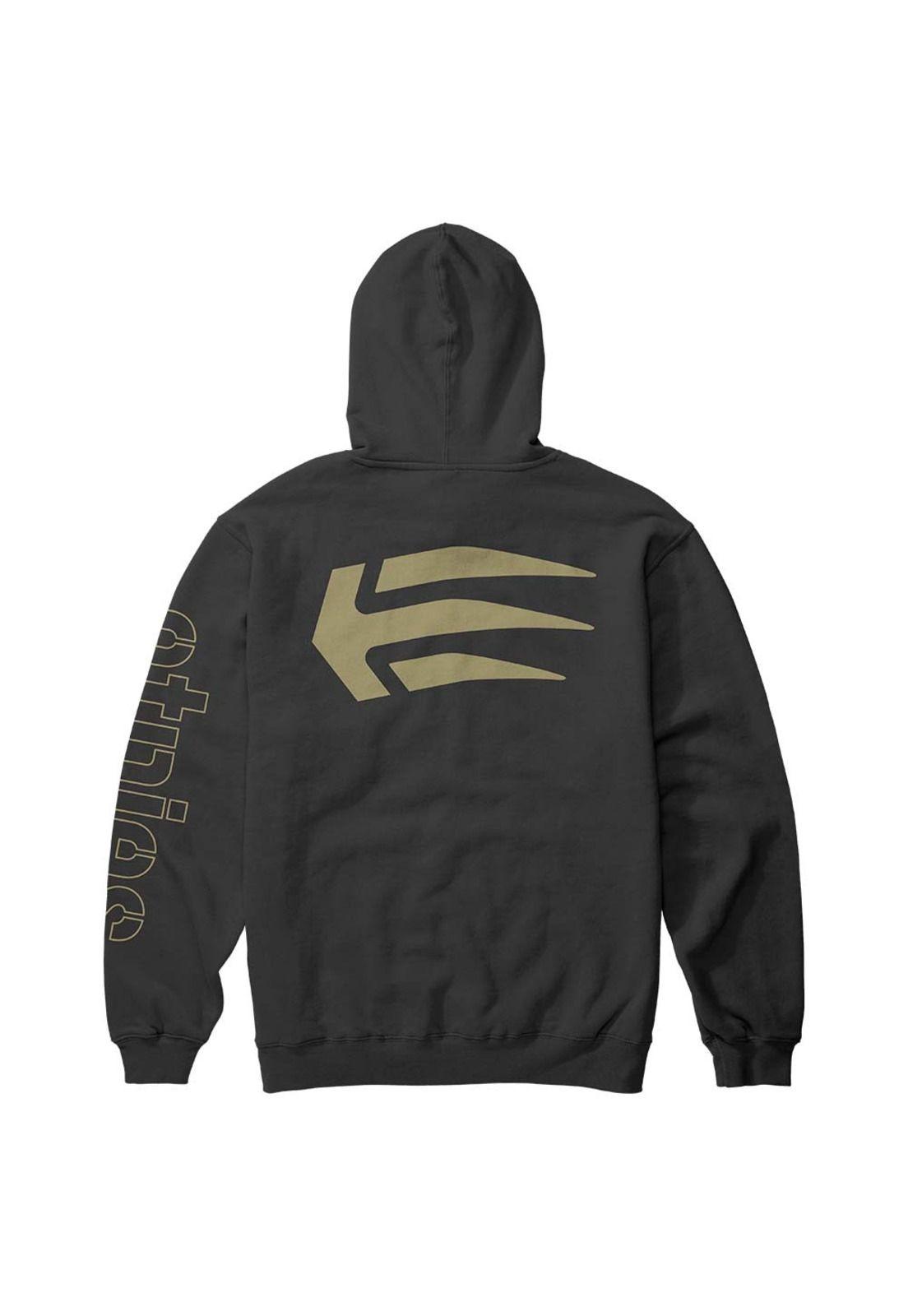 Poleron Joslin Hoodie Black Gold Etnies-1
