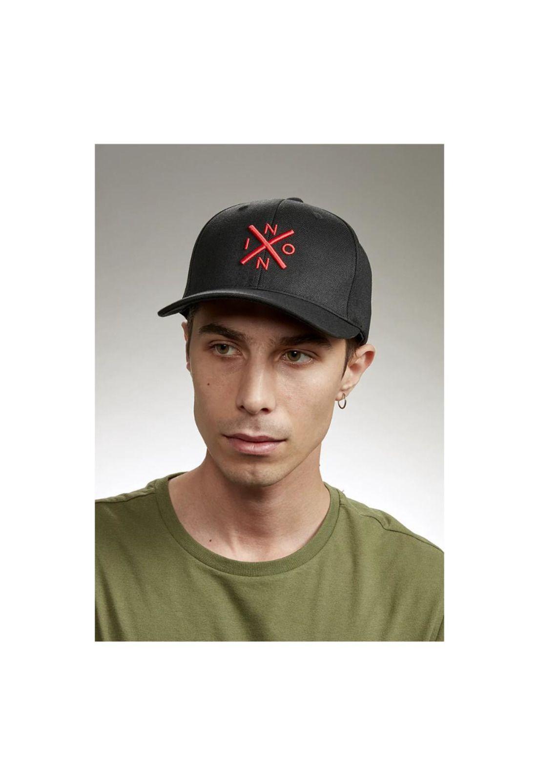 Jockey Exchange Flex Fit Hat Black Red-5